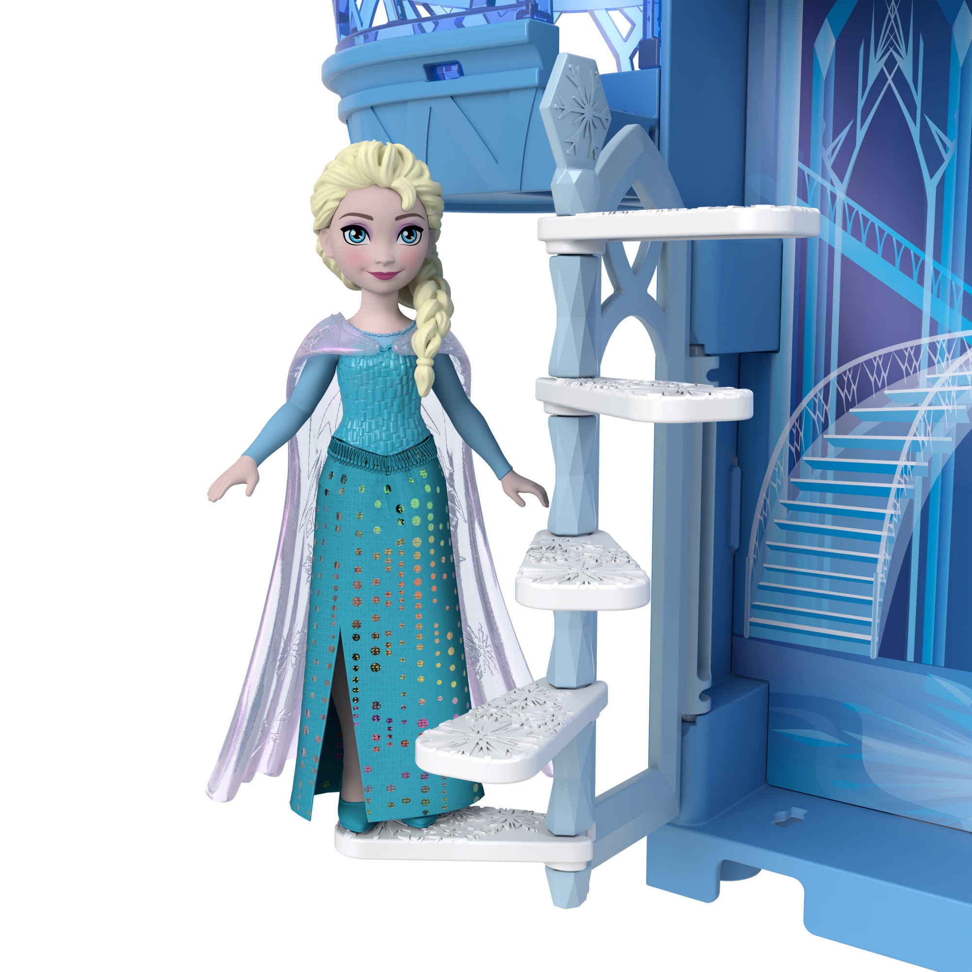 Castillo de hielo de Elsa Frozen Disney Mattel 5