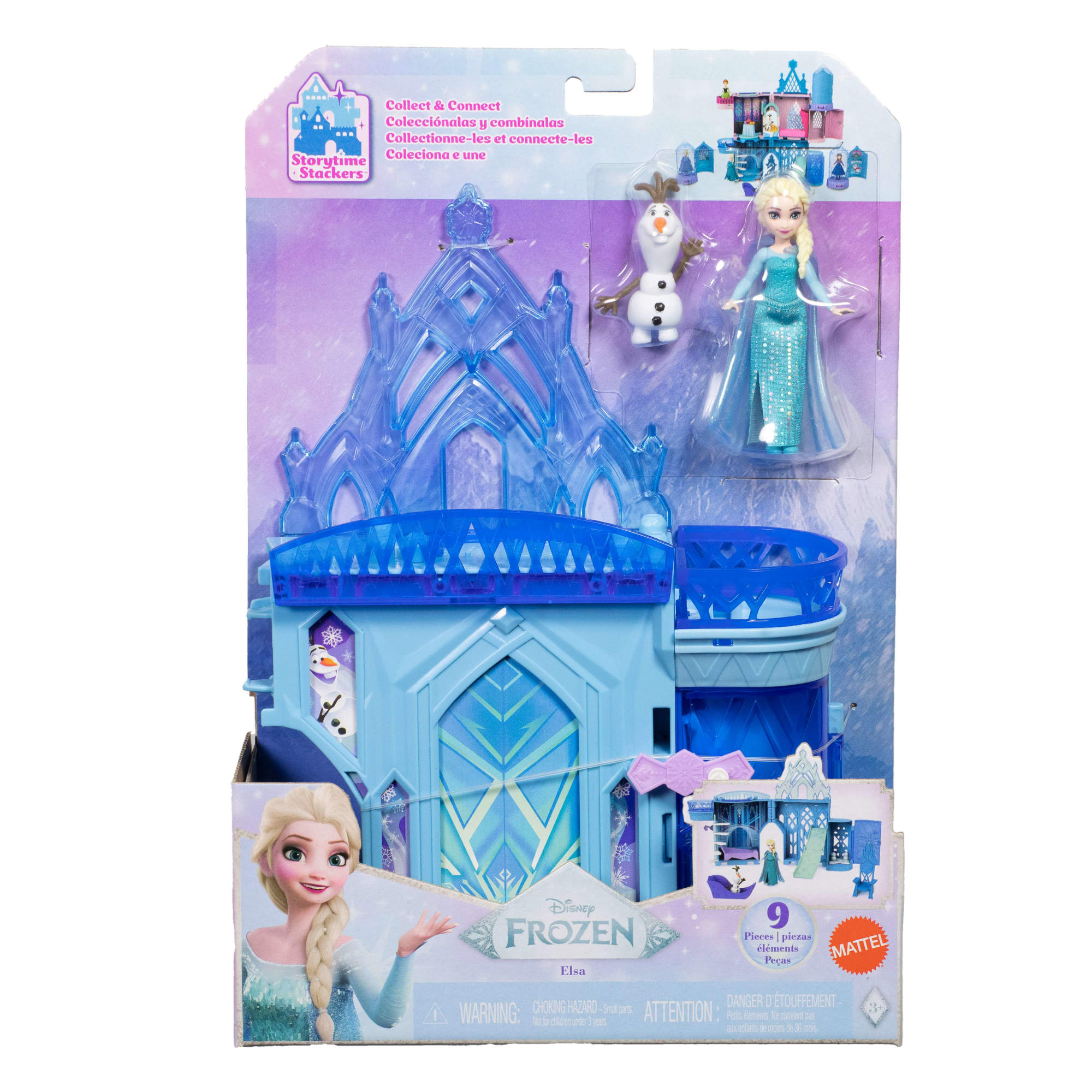Castillo de hielo de Elsa Frozen Disney Mattel 6