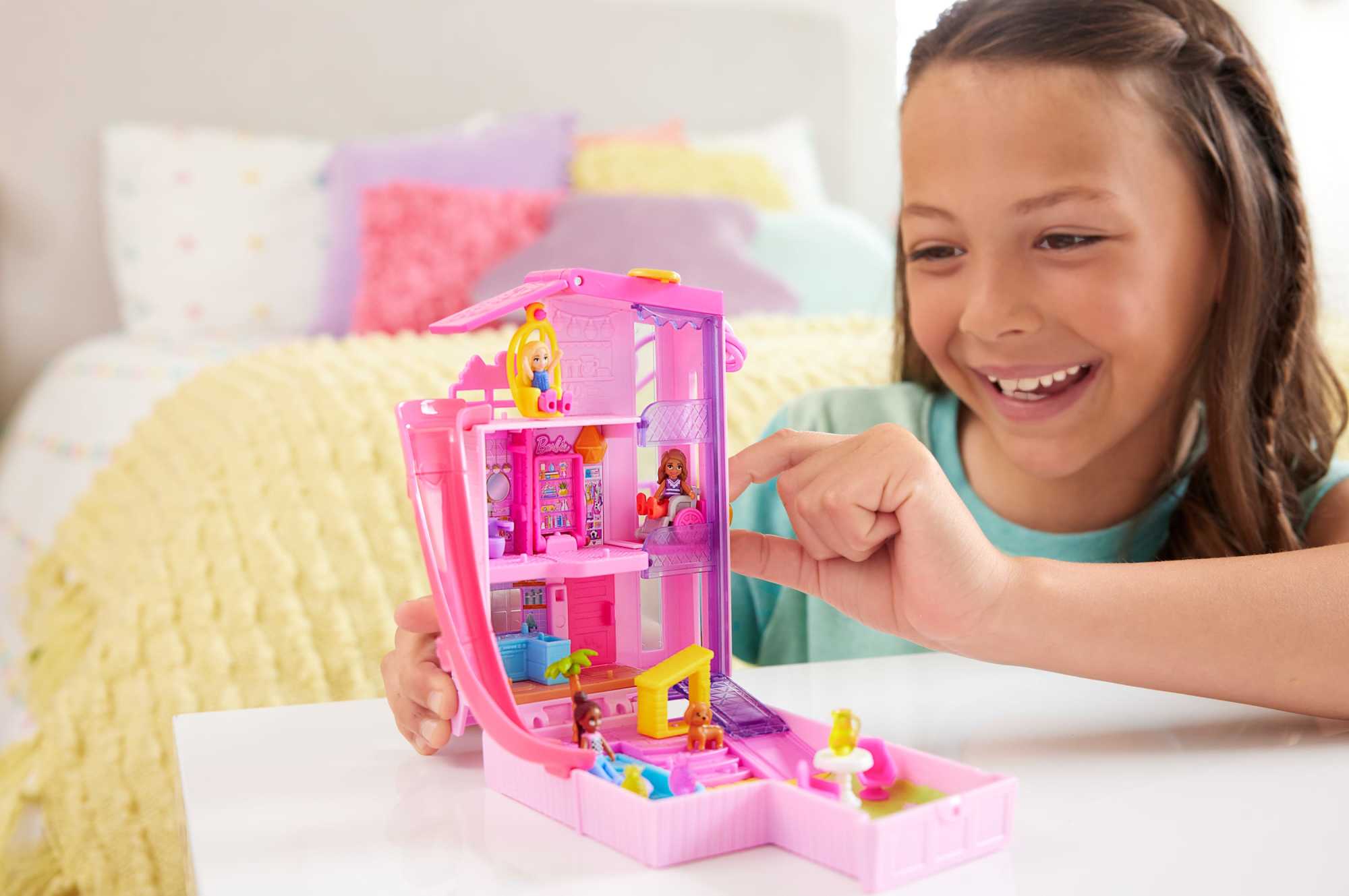 Set de juego Dreamhouse Polly Pocket Barbie 3