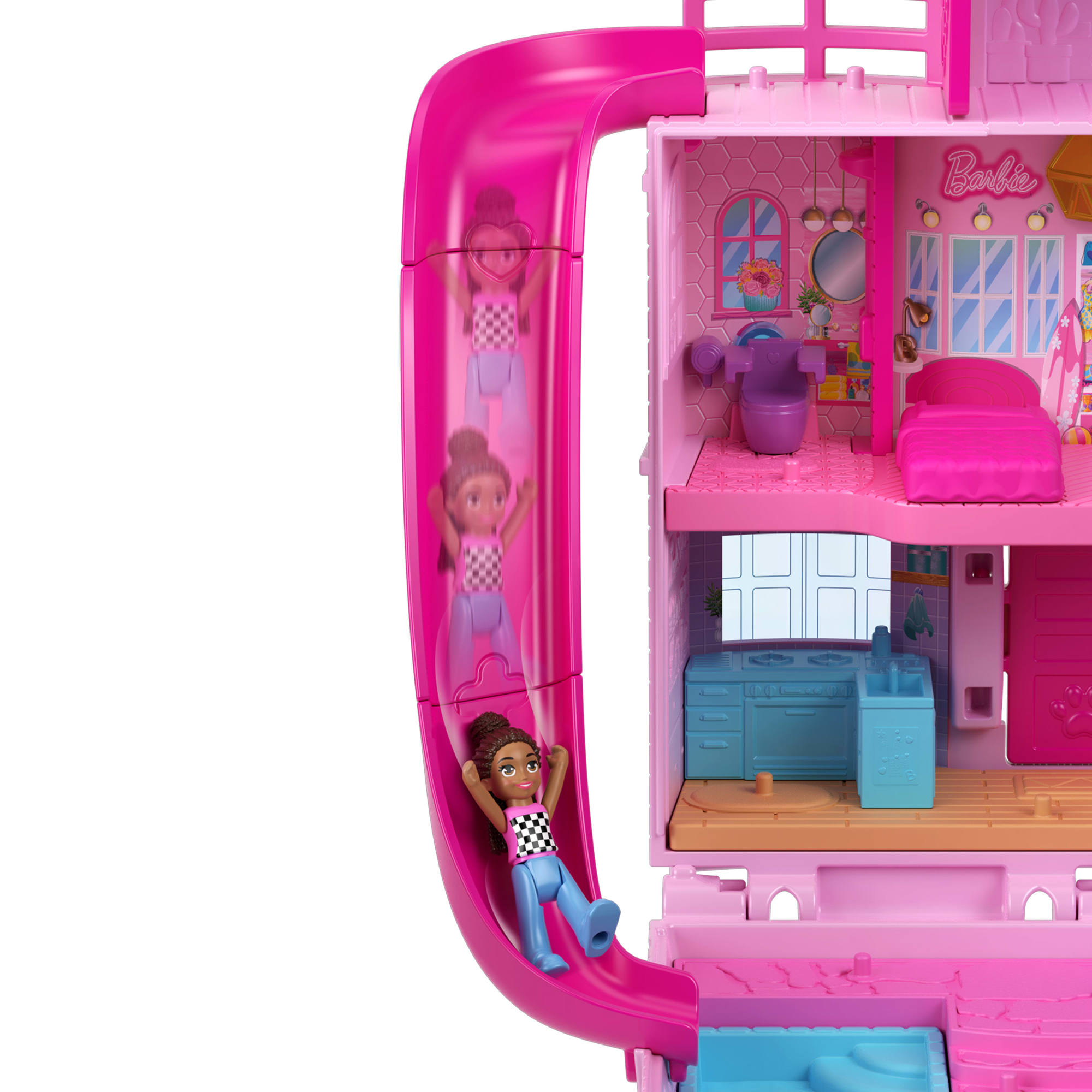 Set de juego Dreamhouse Polly Pocket Barbie 4