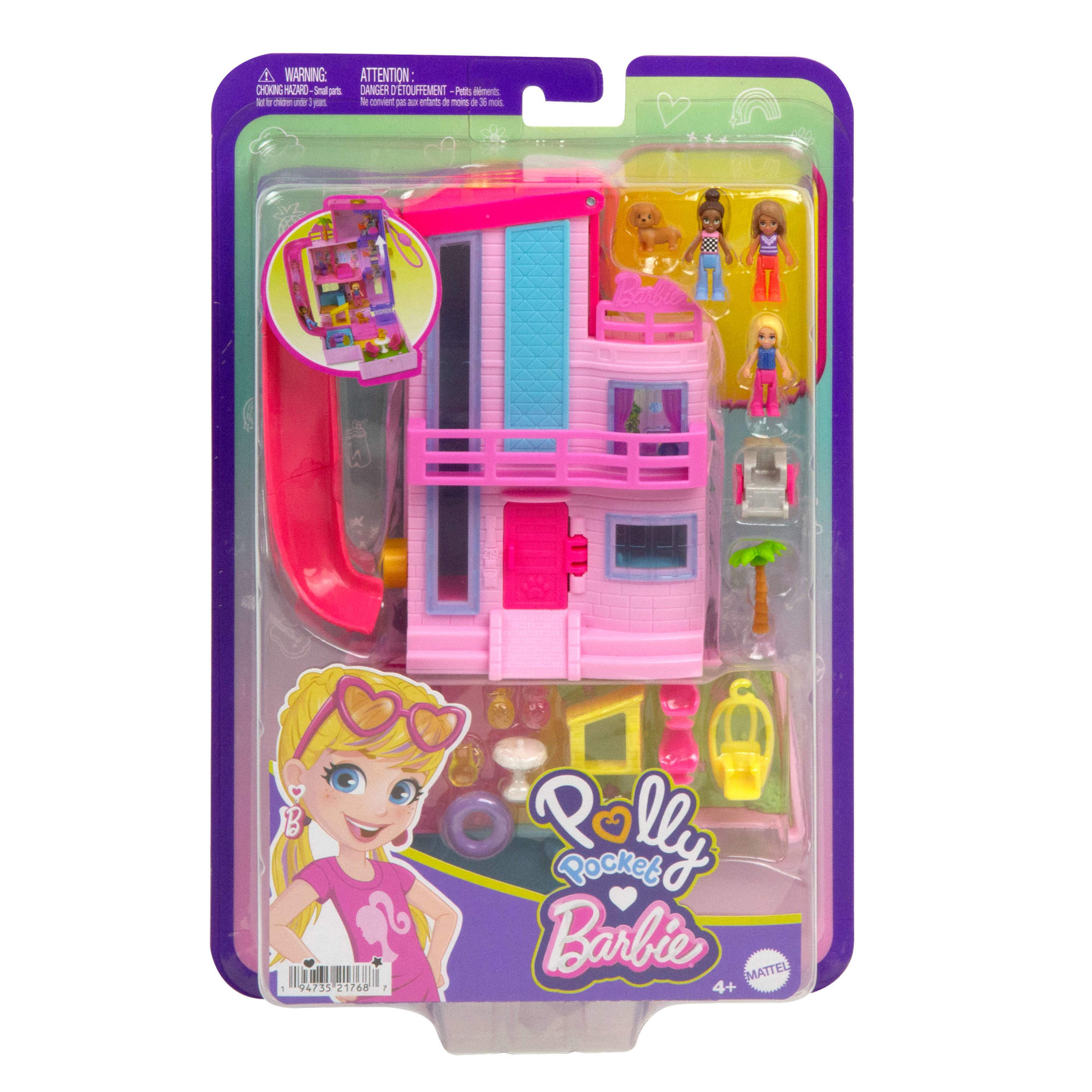 Set de juego Dreamhouse Polly Pocket Barbie 7