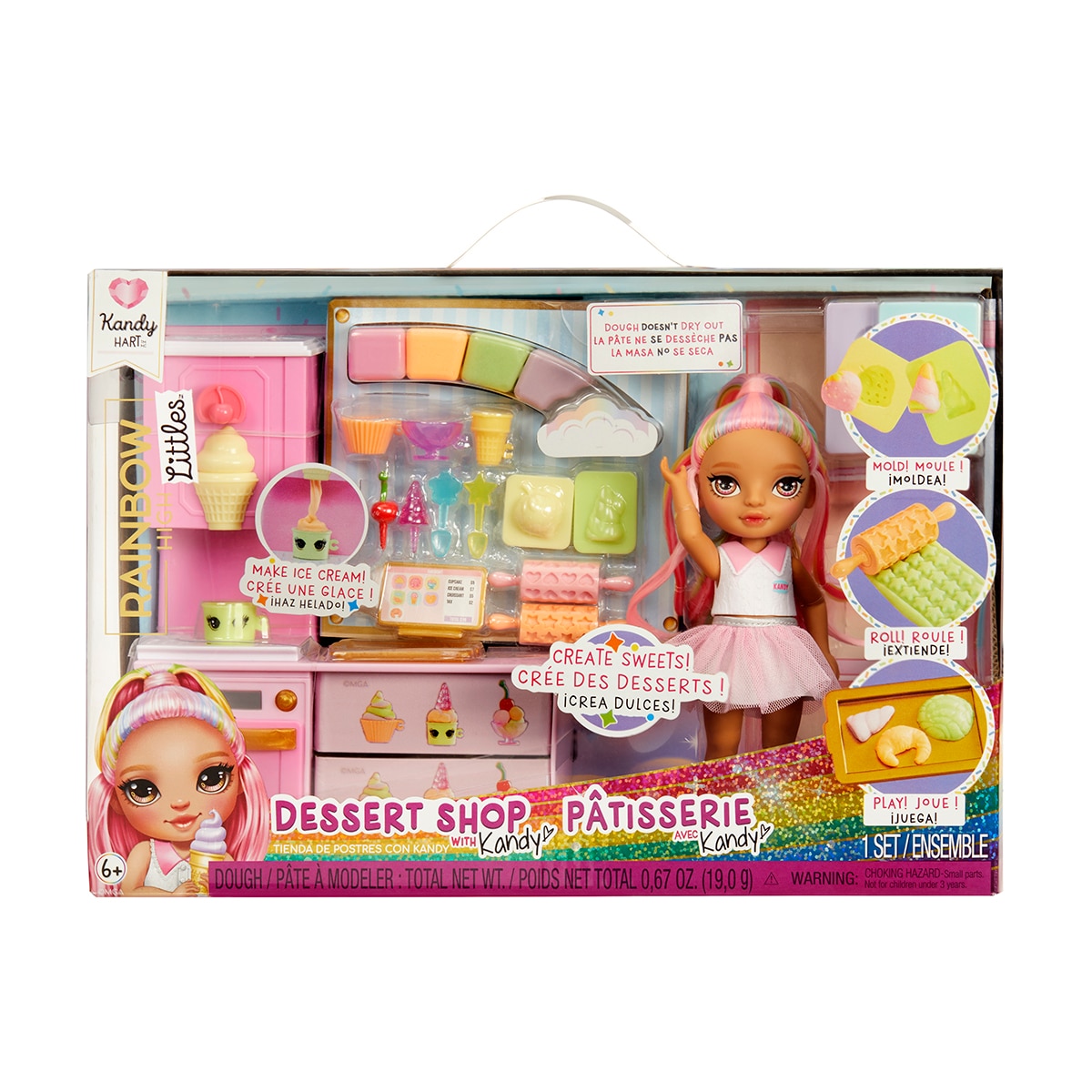 Imagen 0 de Minimuñeca Little Dessert Shop With Kandy Rainbow High