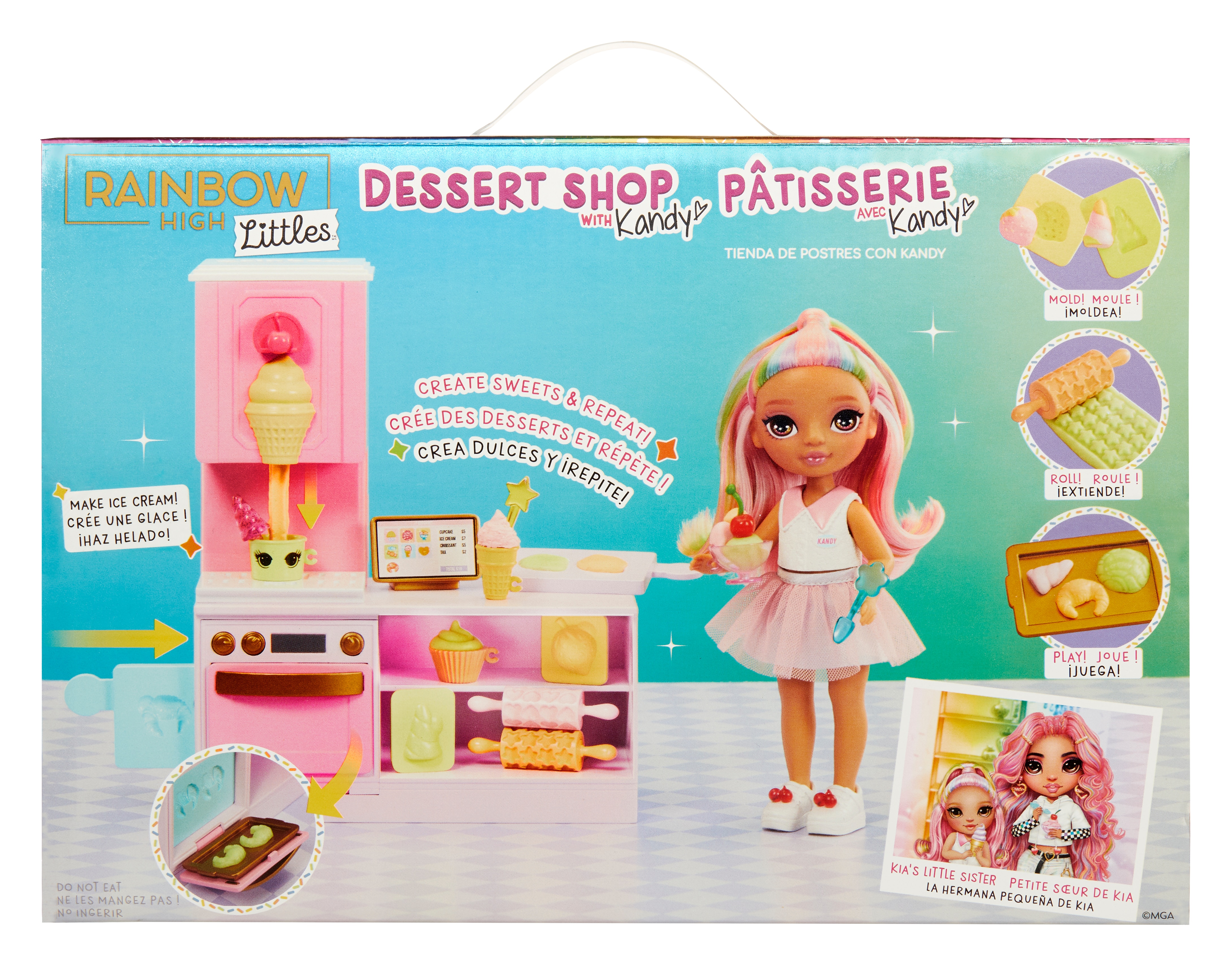 Minimuñeca Little Dessert Shop With Kandy Rainbow High 5