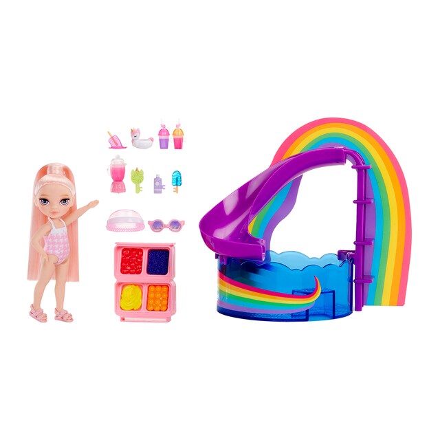 Minimuñeca Little Doll Pool With Blush Rainbow High
