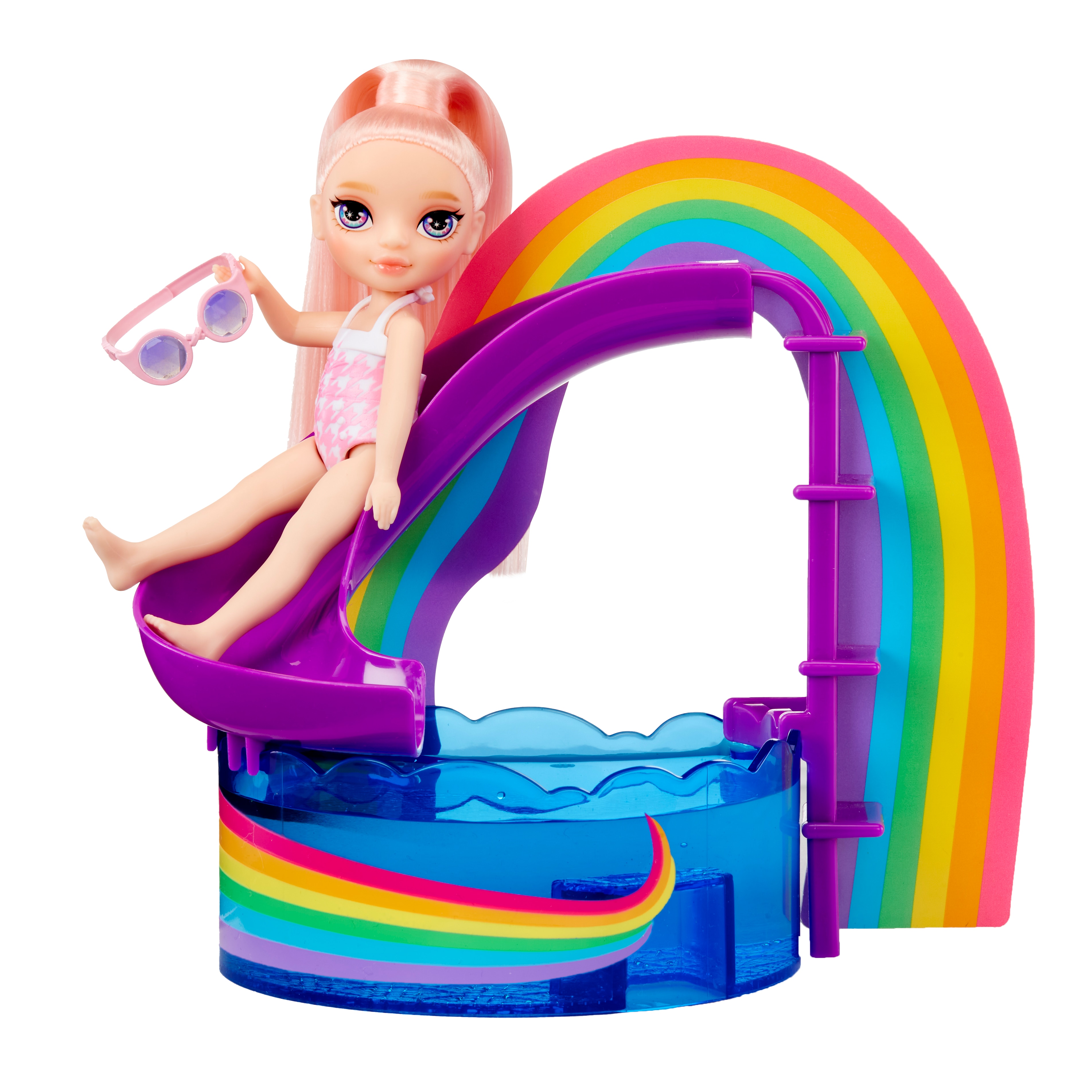 Minimuñeca Little Doll Pool With Blush Rainbow High 2