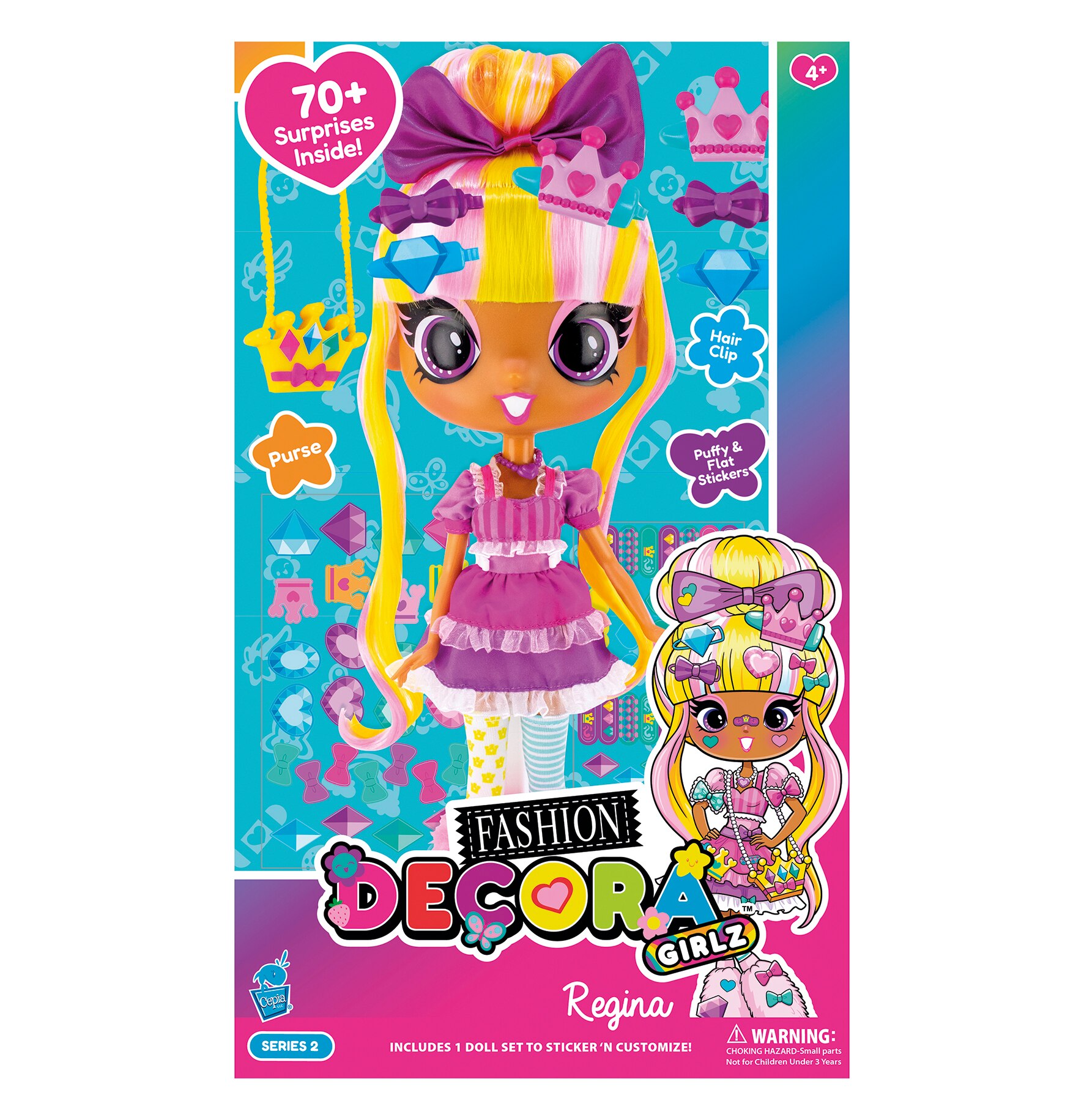 Muñeca 28 cm Fashion Girlz Decora modelos surtidos 6