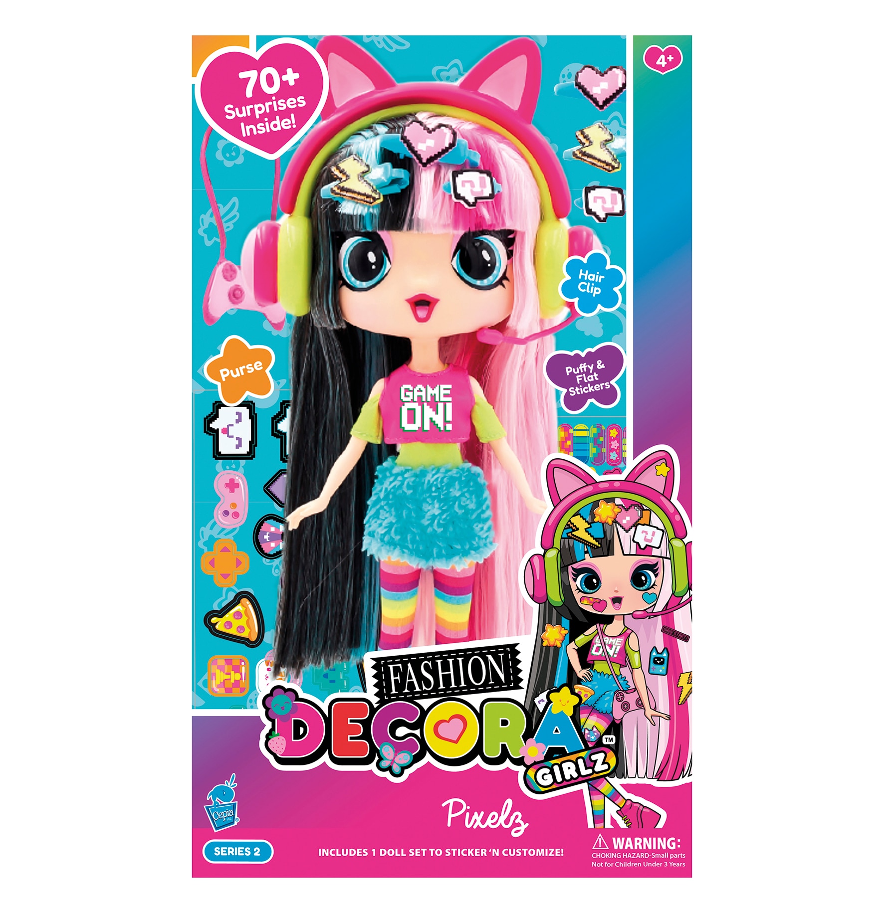Muñeca 28 cm Fashion Girlz Decora modelos surtidos 9