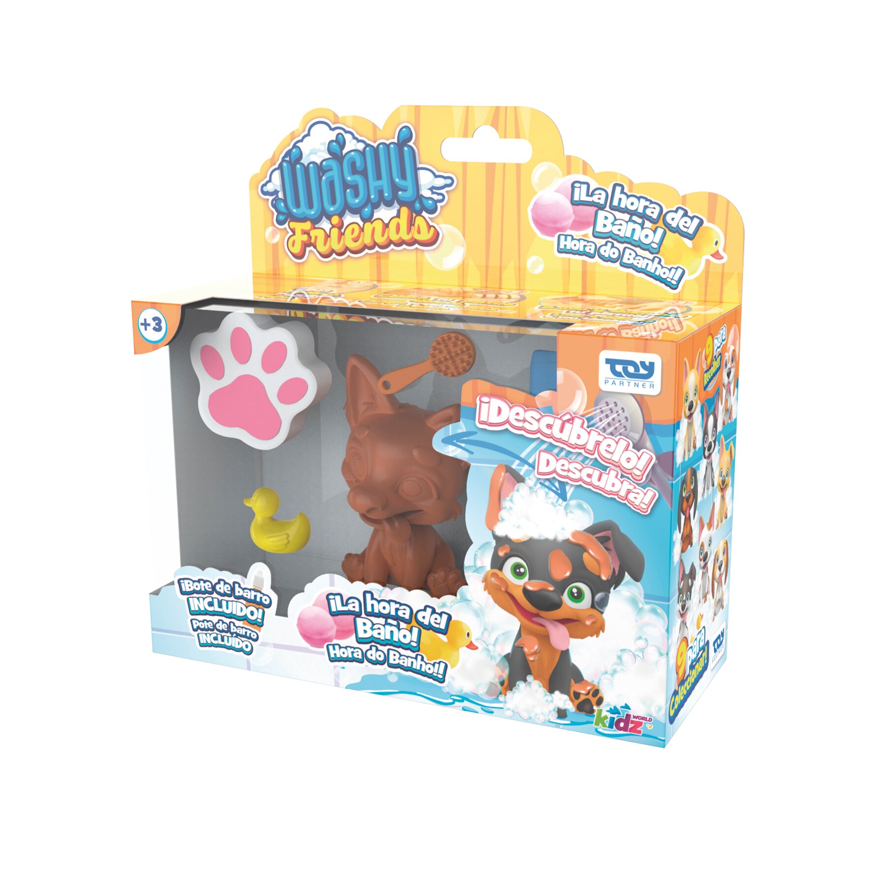 Muñeco cachorro Single Box Washy Friends modelos surtidos 2