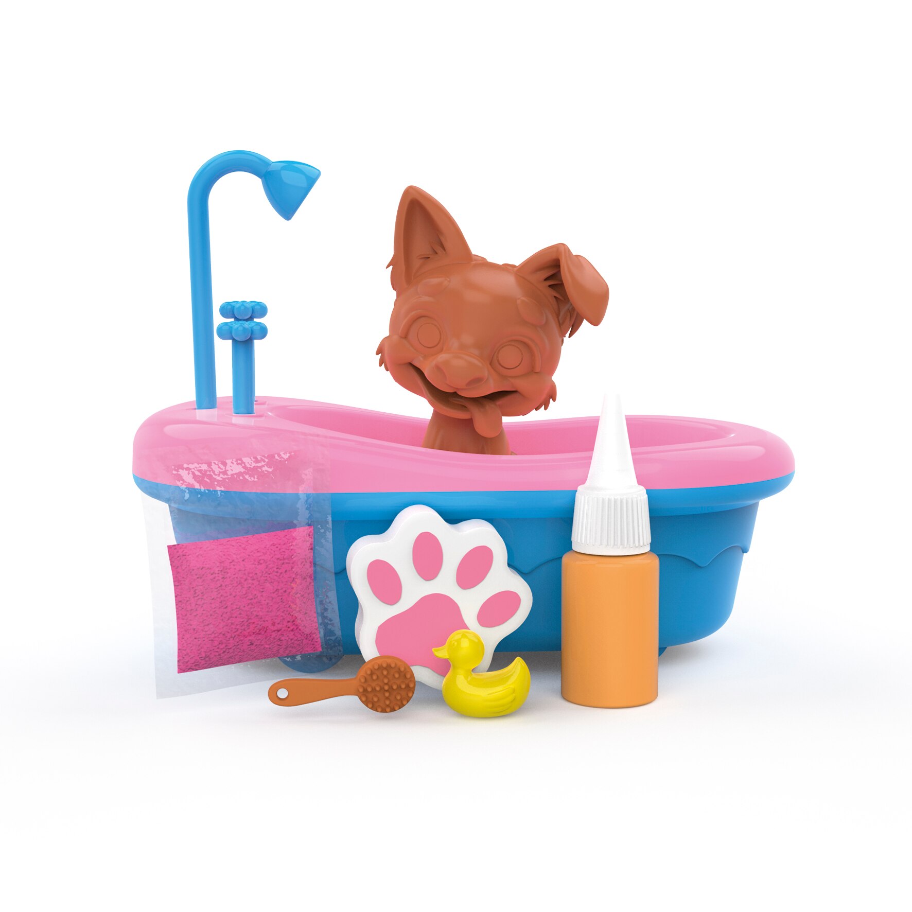 Muñeco cachorro Set Bañera Washy Friends modelos surtidos 4