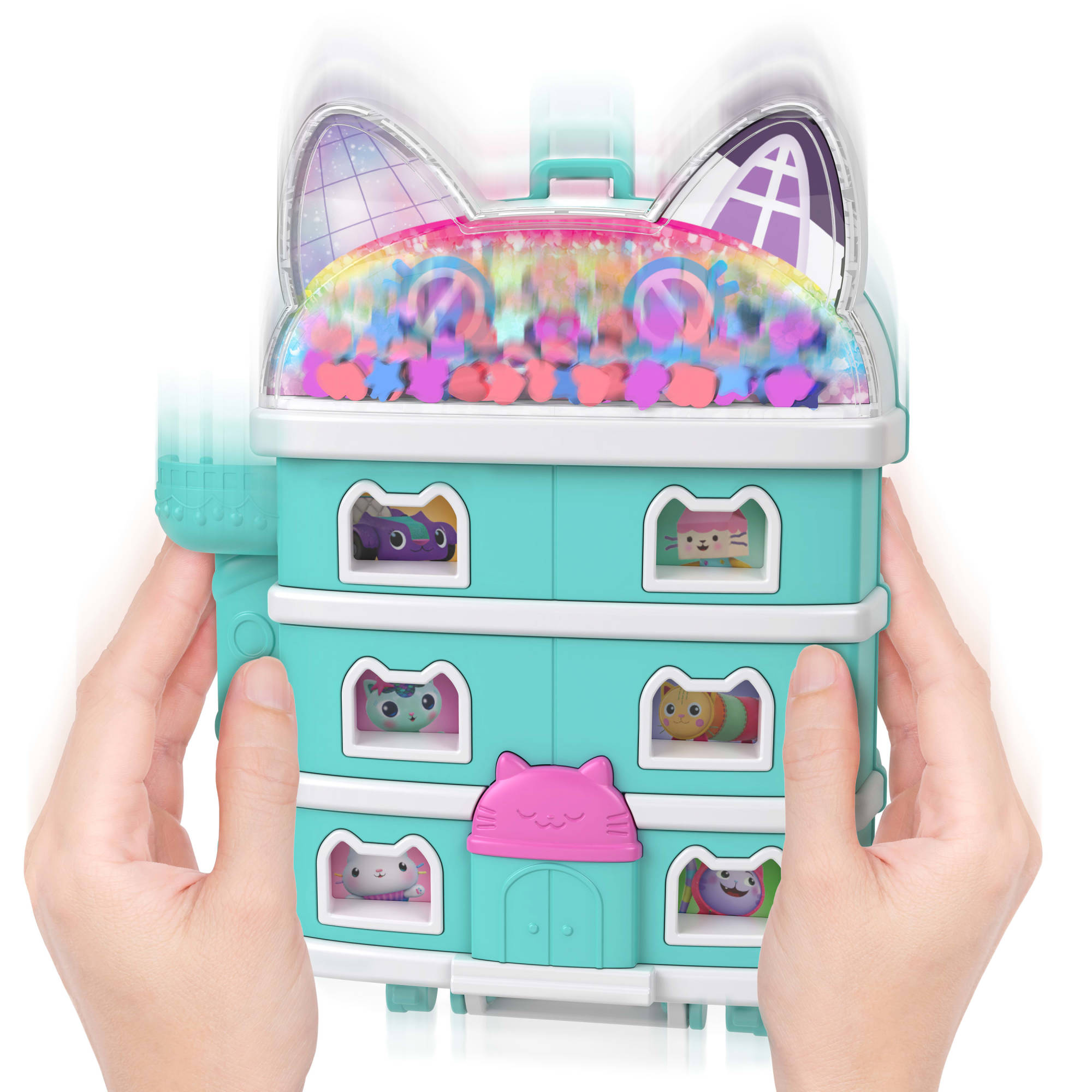 Estuche Conjunto de juego La casa de muñecas de Gabby Polly Pocket 3