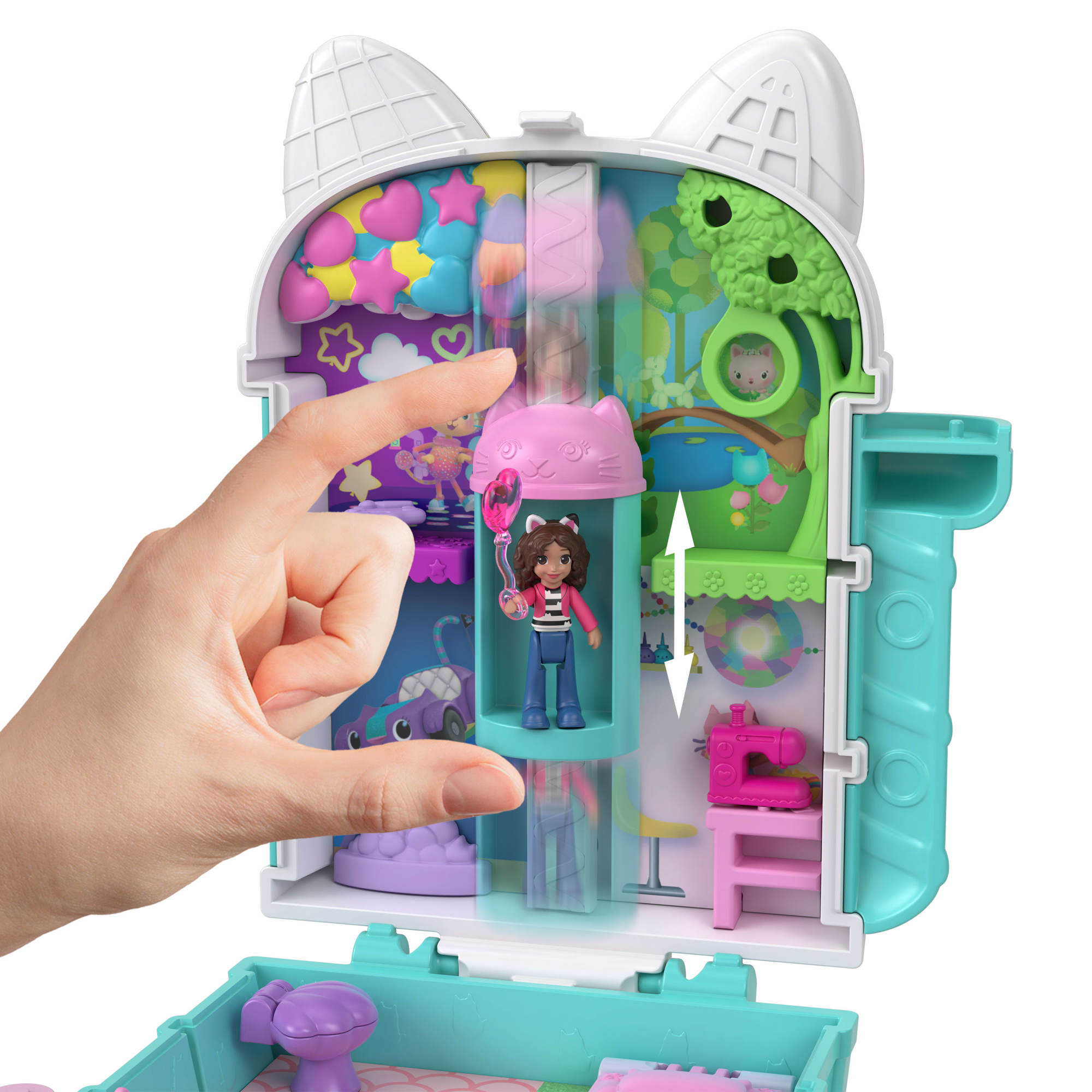 Estuche Conjunto de juego La casa de muñecas de Gabby Polly Pocket 5