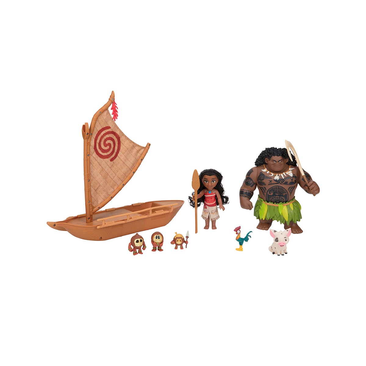 Set de Regalo Vaiana y Amigos 15 cm Jakks Pacific 4