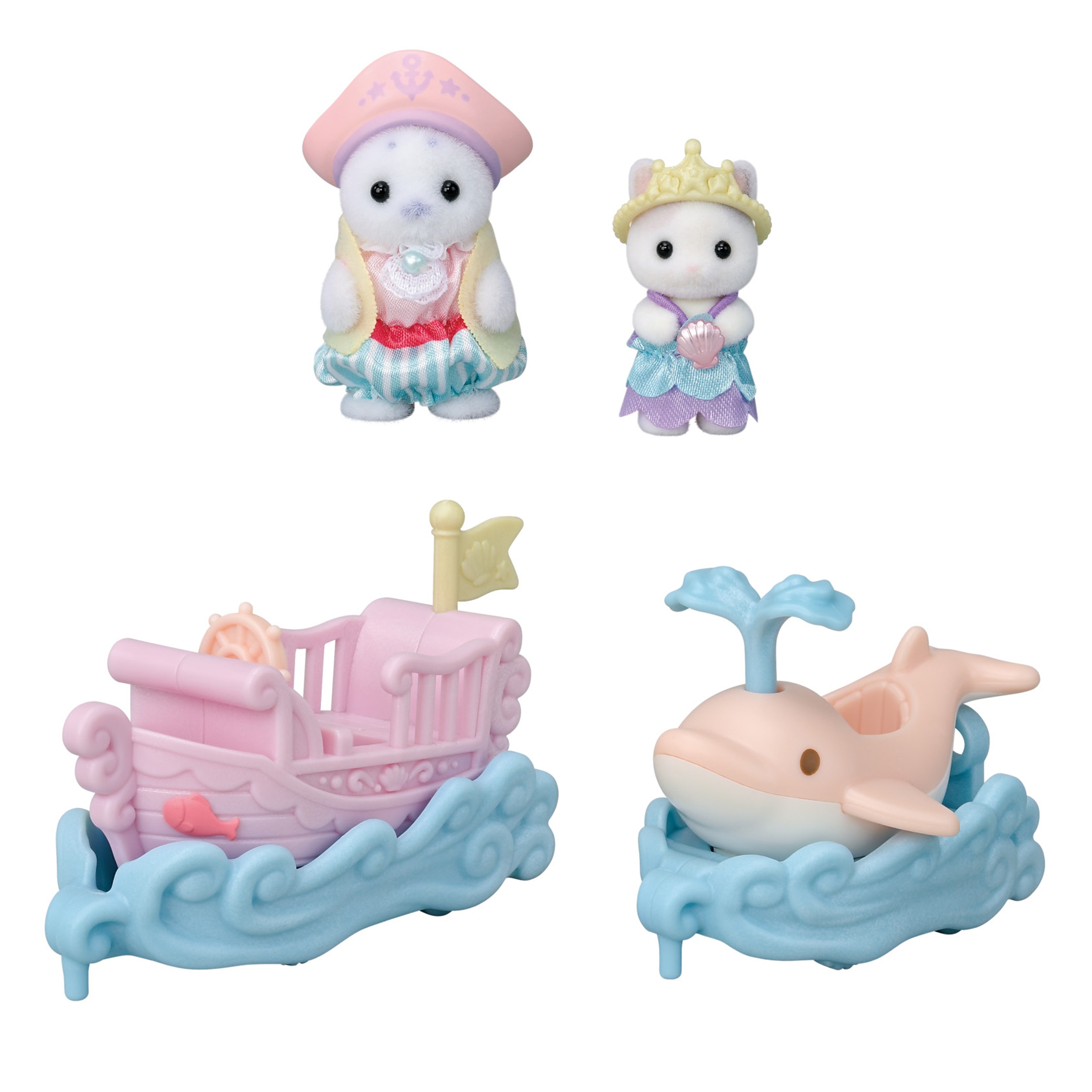 Puffy Y Cara Surcan Las Olas Sylvanian Families Epoch 9