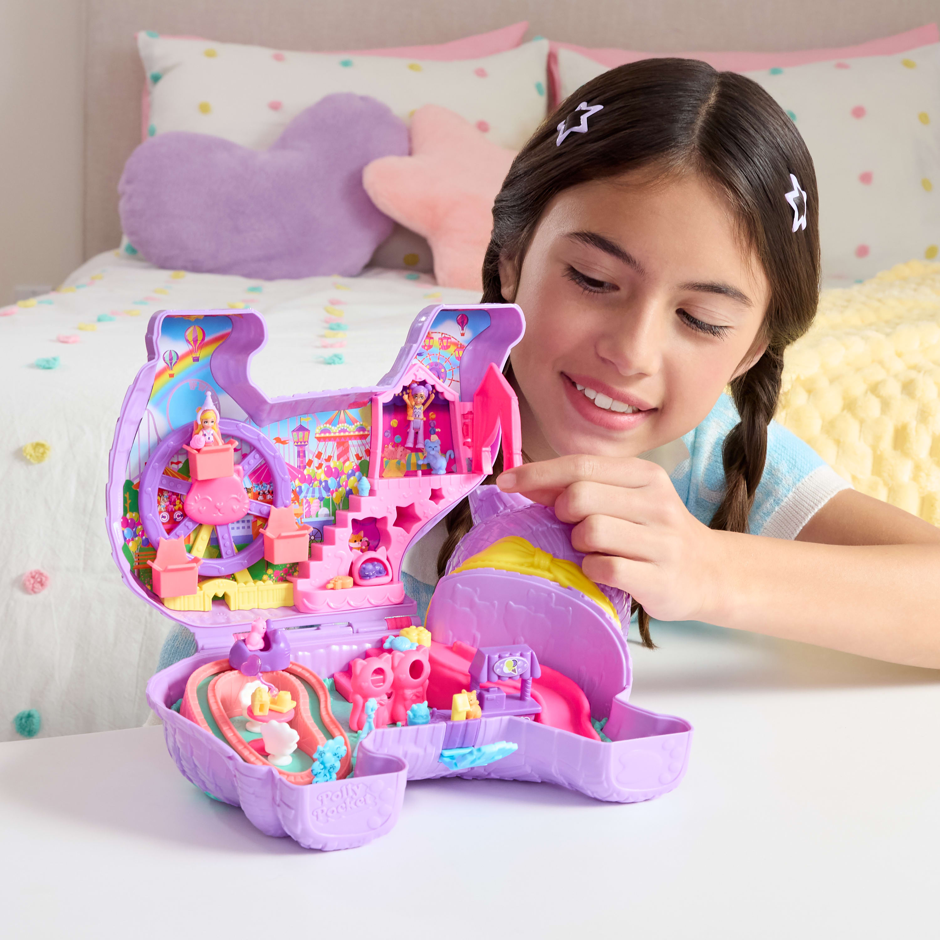 Polly Pocket Piñata Gatito Cofre Mattel 3