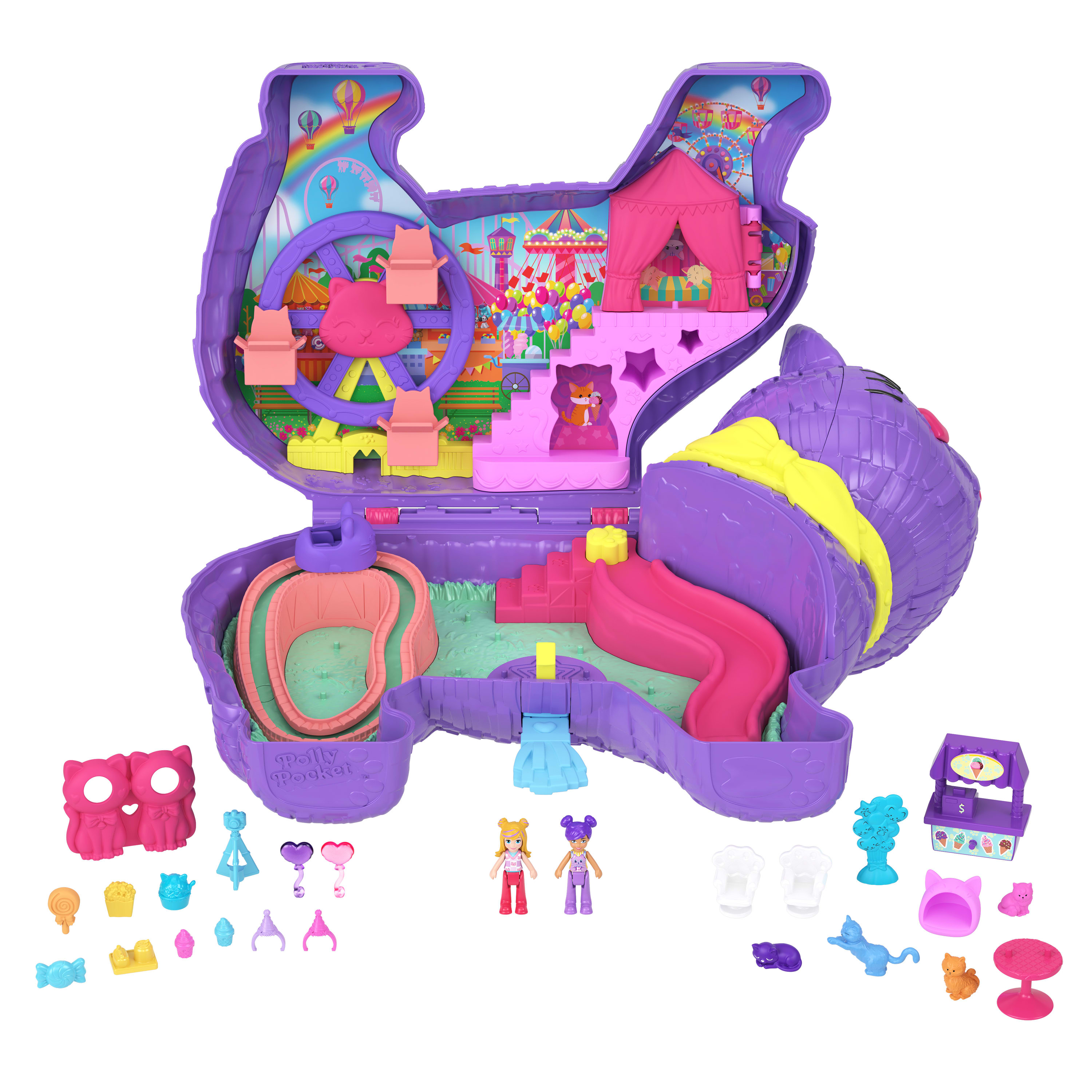 Polly Pocket Piñata Gatito Cofre Mattel 6