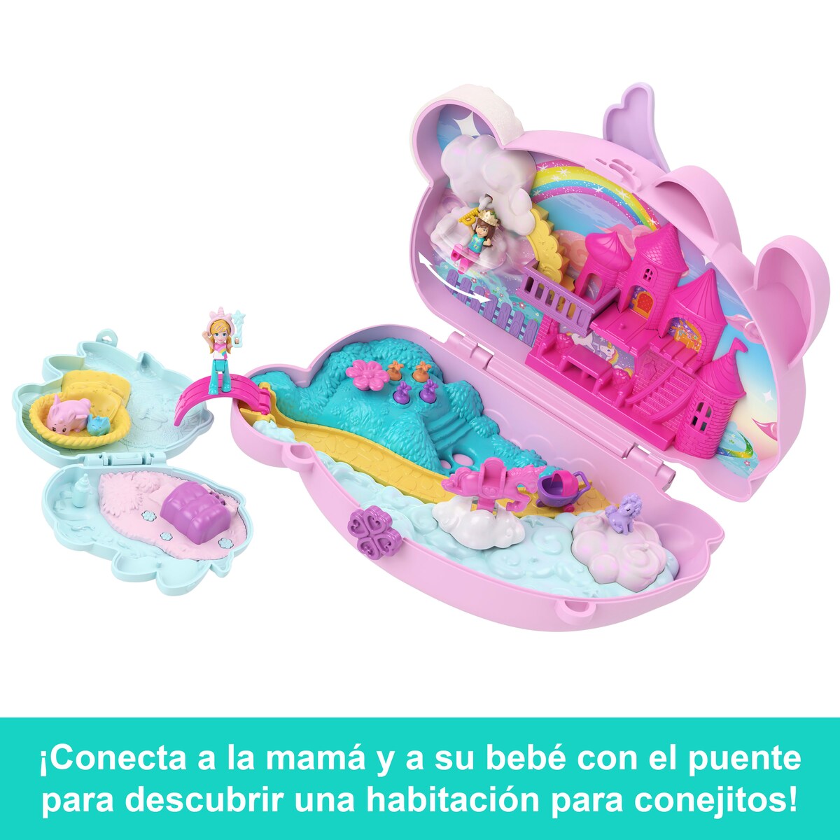 Pocket Cofre El Unicornio De Polly Pocket Polly Pocket Cofre-bolso