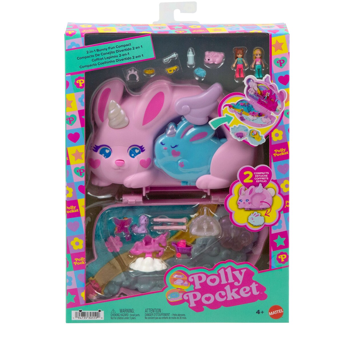 Corte Inglés Polly Pocket Mini Estuche Polly Pocket Cofre-bolso
