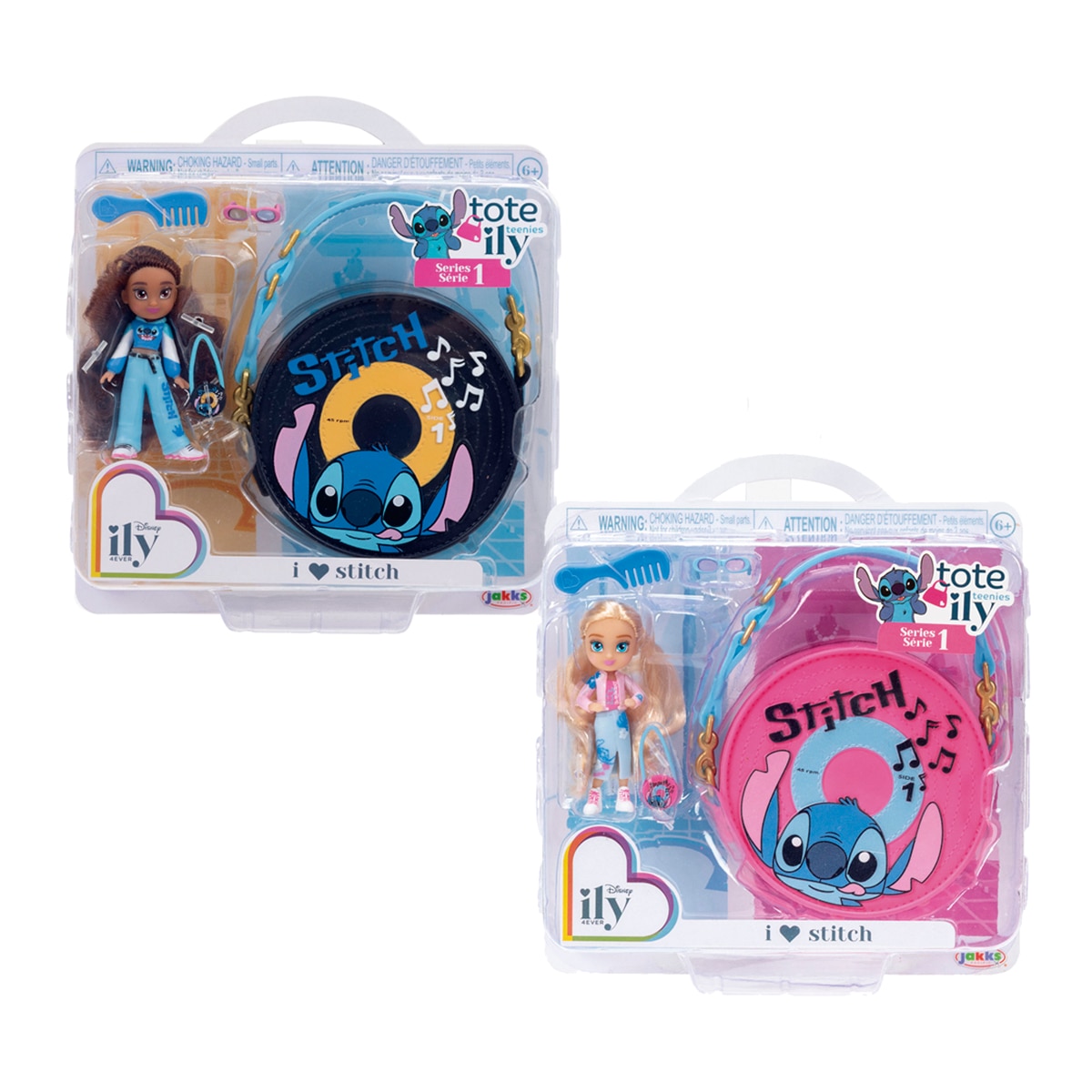 Imagen 0 de Set de bolsito y figura Disney Ily Stich Jakks Pacific modelos surtidos