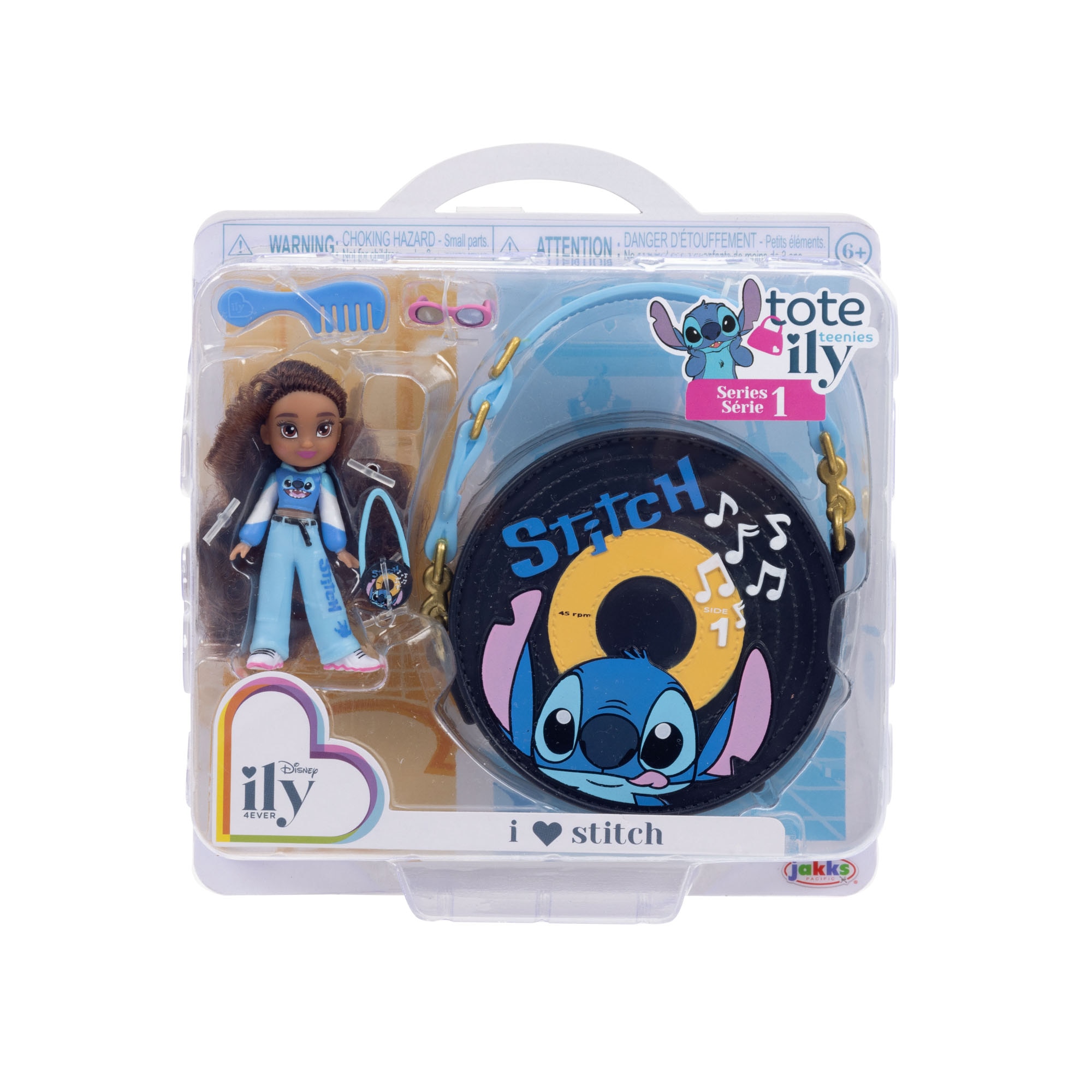 Set de bolsito y figura Disney Ily Stich Jakks Pacific modelos surtidos 2