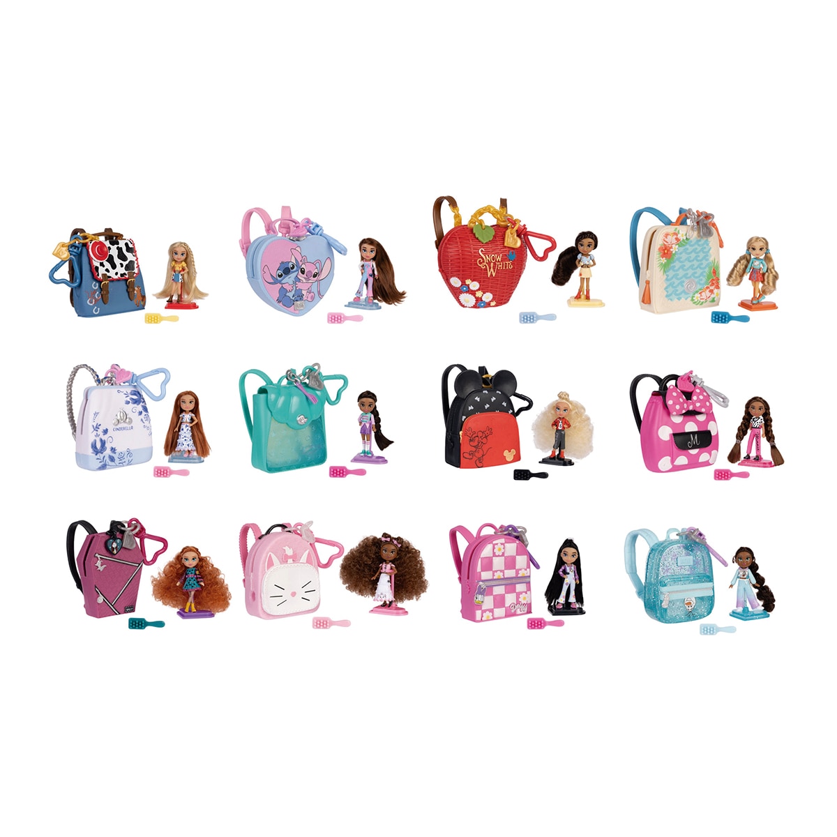 Imagen 0 de Set de bolsito y figura Disney Ily Princess Jakks Pacific modelos surtidos