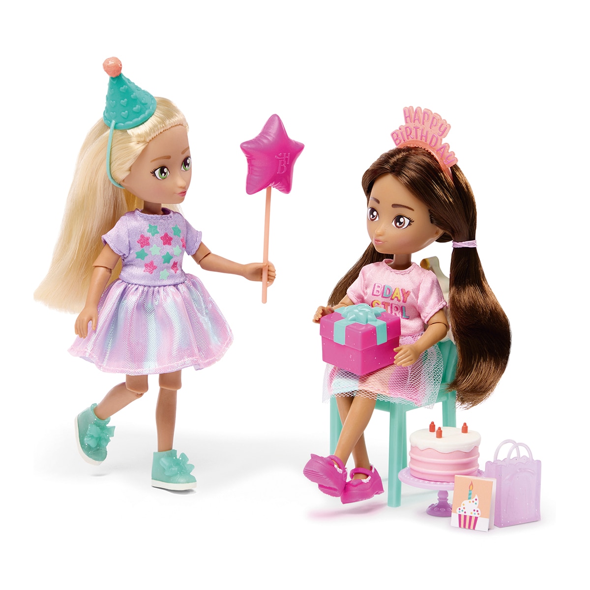 Imagen 0 de Set 2 Muñecas cumpleaños Emma & Camila Hey Bestie