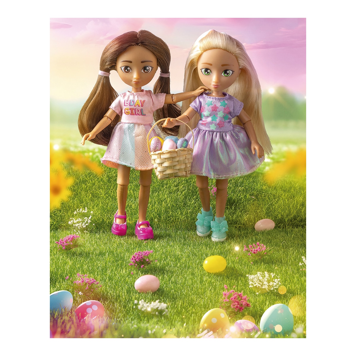Set 2 Muñecas cumpleaños Emma & Camila Hey Bestie 2