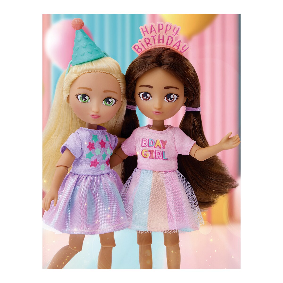 Set 2 Muñecas cumpleaños Emma & Camila Hey Bestie 8
