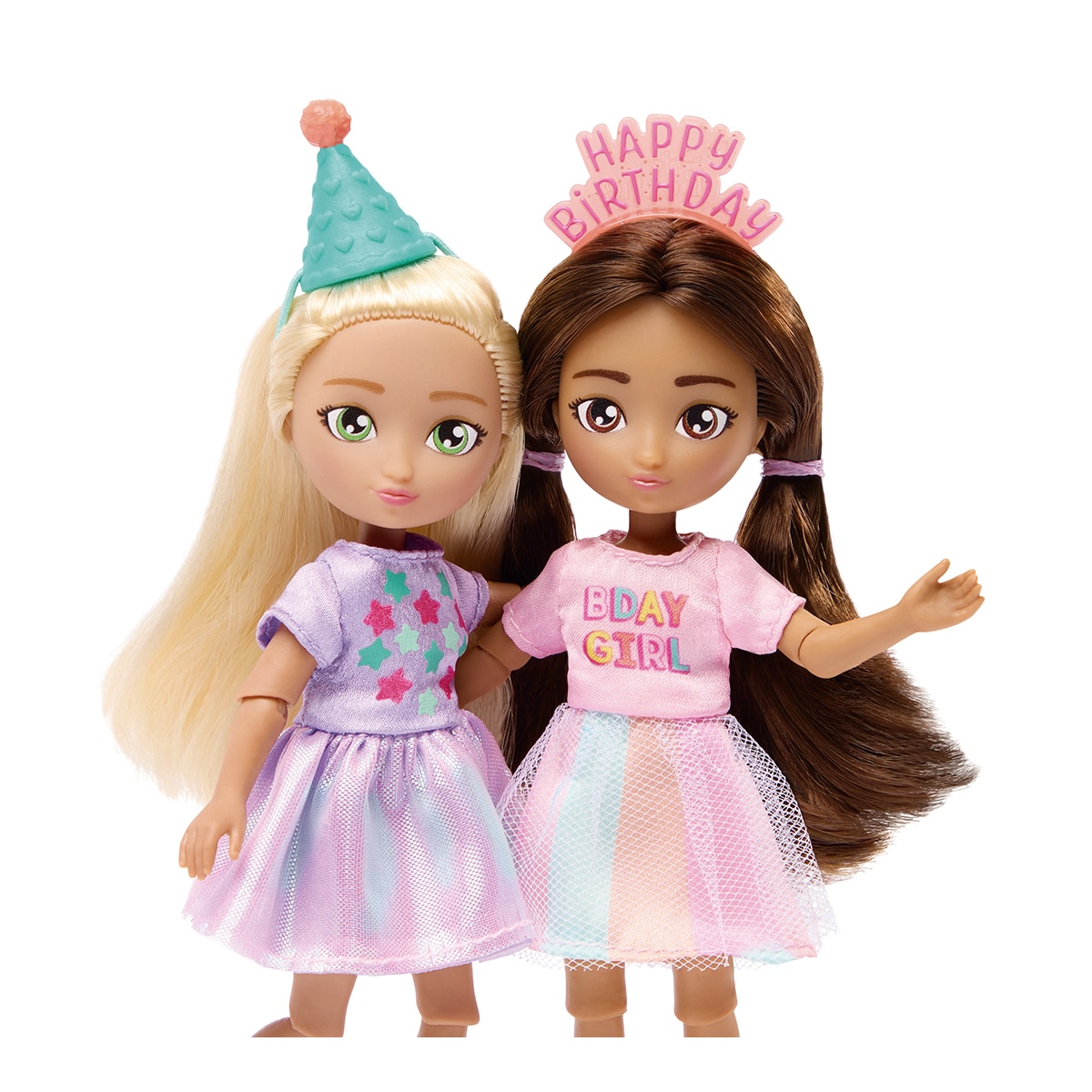 Set 2 Muñecas cumpleaños Emma & Camila Hey Bestie 10