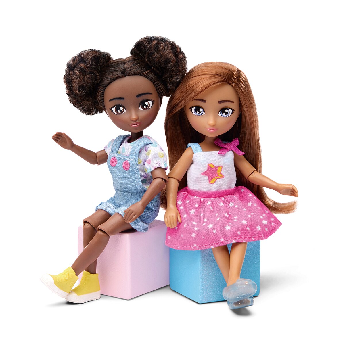Set 2 Muñecas con mascotas y accesorios Isa & Evie Hey Bestie 14