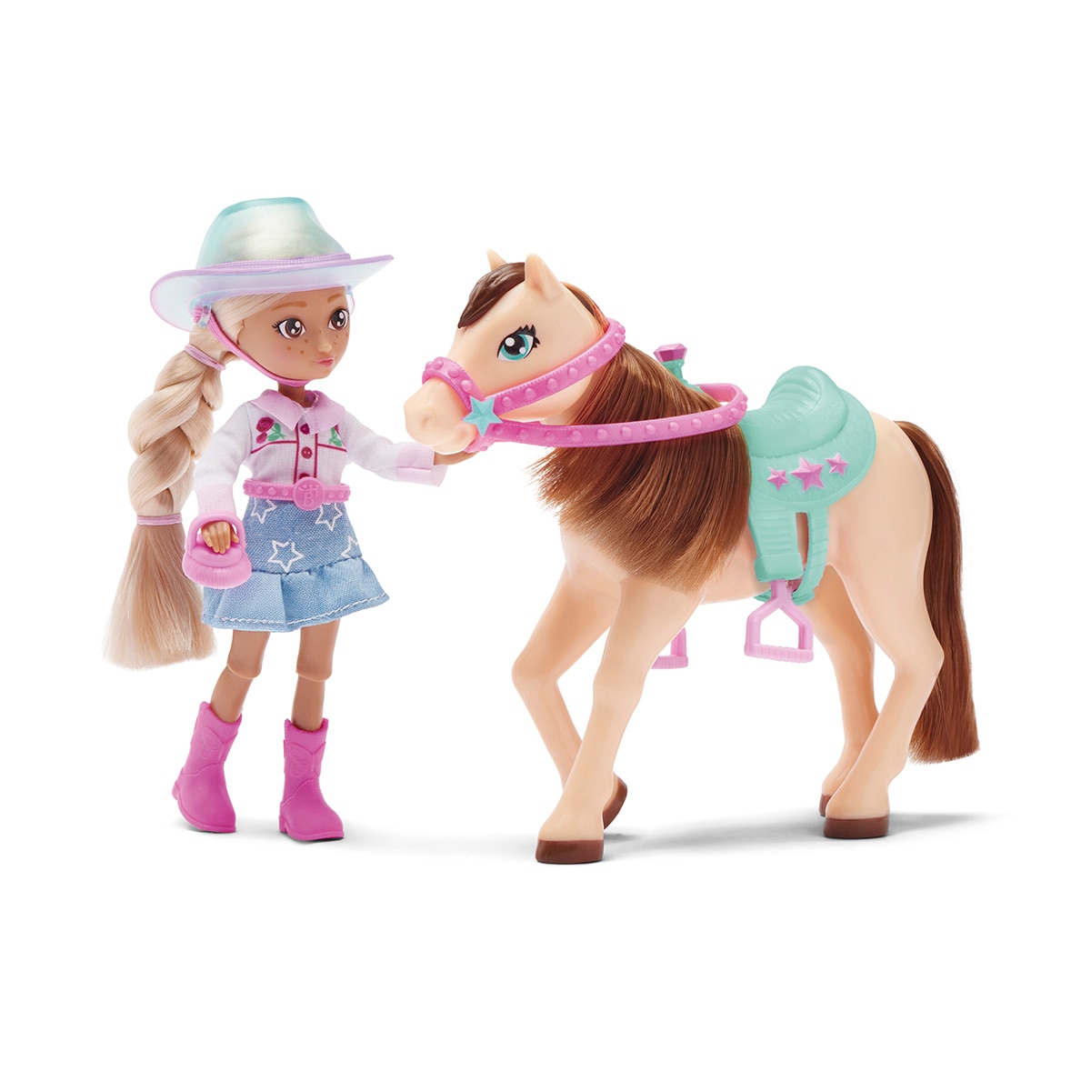 Imagen 0 de Set Muñeca con caballo y accesorios Charlie & Daisy Hey Bestie
