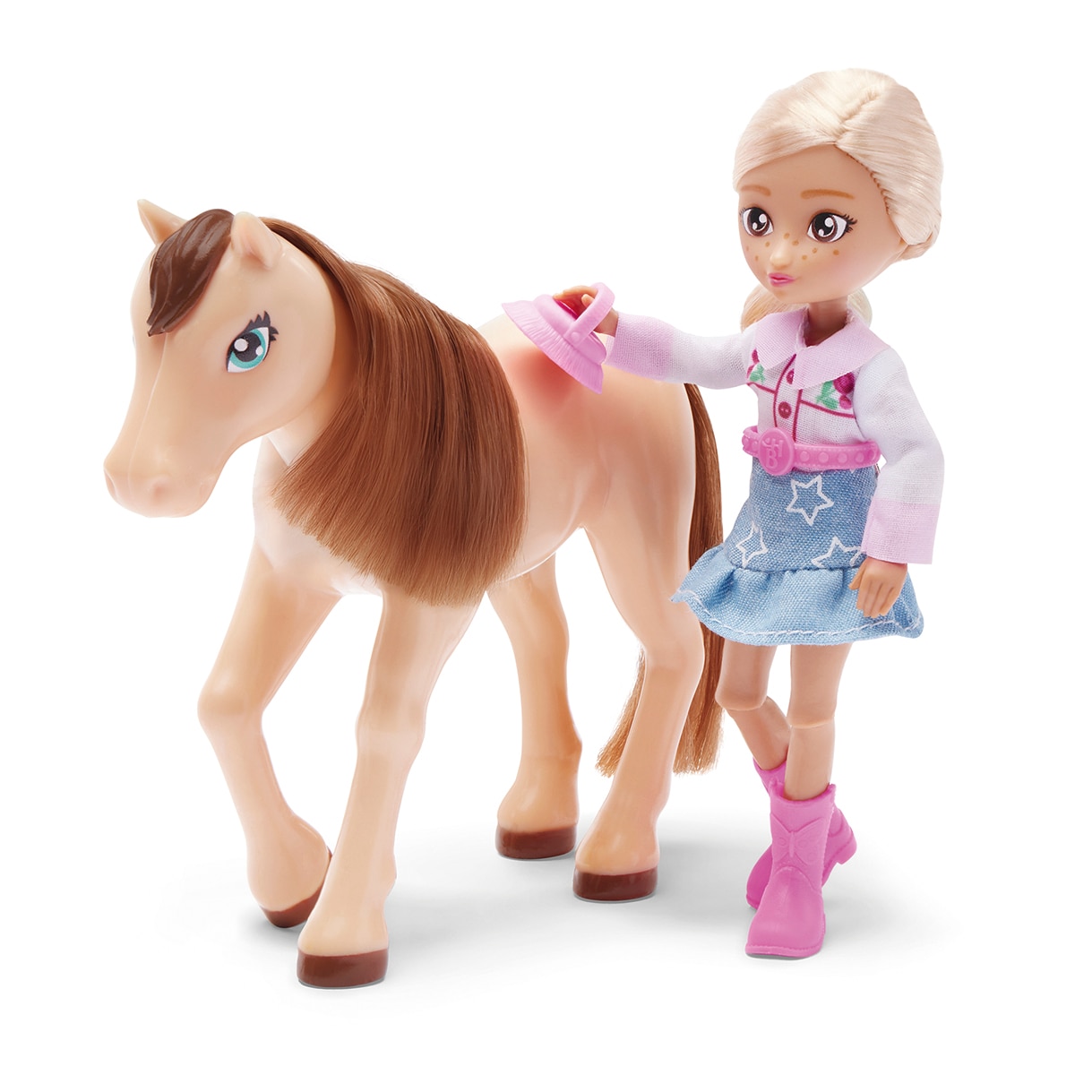 Set Muñeca con caballo y accesorios Charlie & Daisy Hey Bestie 9