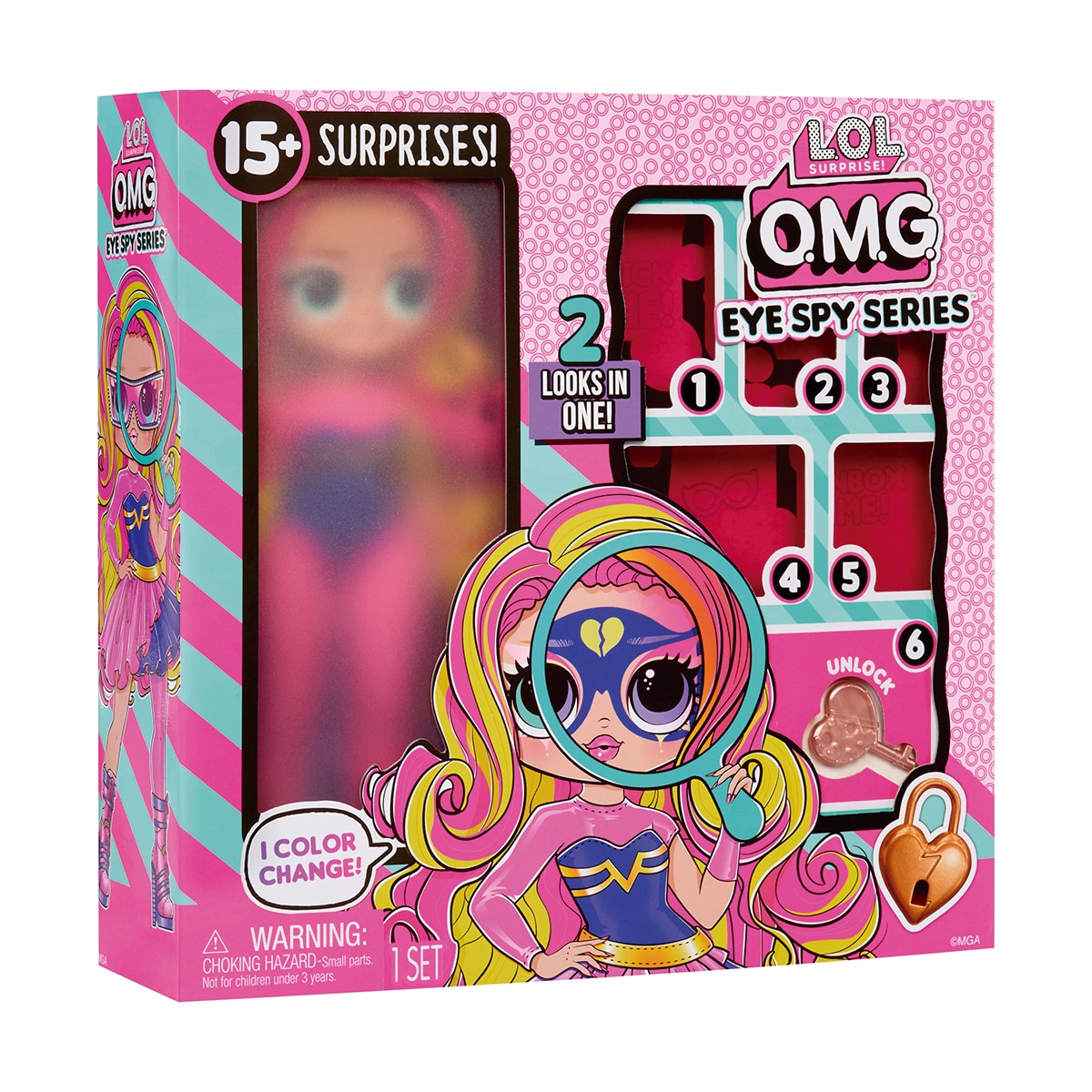 LOL – Muñeca Omg Eye Spy Superheroína L.O.L. Surprise MGA.