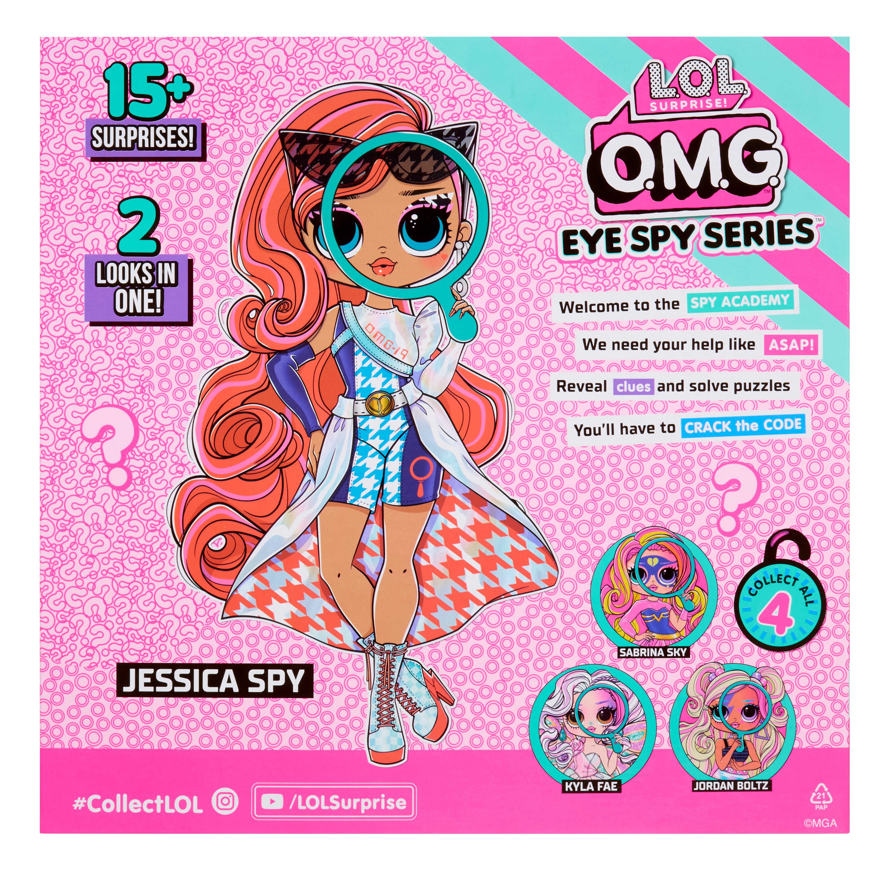 Boneca Omg Eye Spy Espia 7