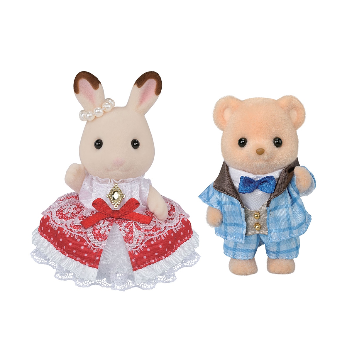 Sylvanian Families – Mini muñecas mini mundos Set aniversario Freya y Theo Sylvanian Families.