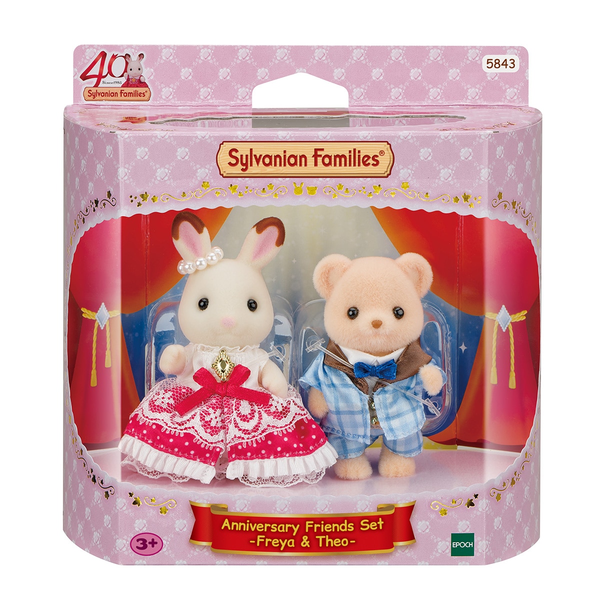 Mini muñecas mini mundos Set aniversario Freya y Theo Sylvanian Families 3