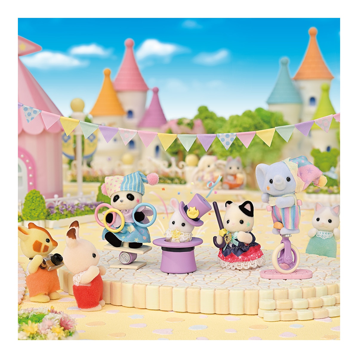 Mini muñecas mini mundos Set Espectáculo de los sueños Sylvanian Families 2
