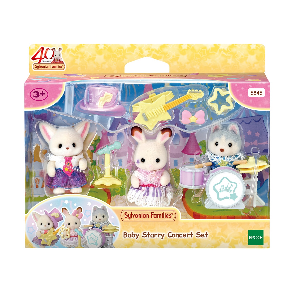 Mini muñecas mini mundos Set Concierto de estrellas Sylvanian Families 5