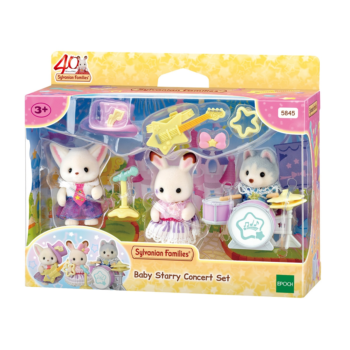 Mini muñecas mini mundos Set Concierto de estrellas Sylvanian Families 6