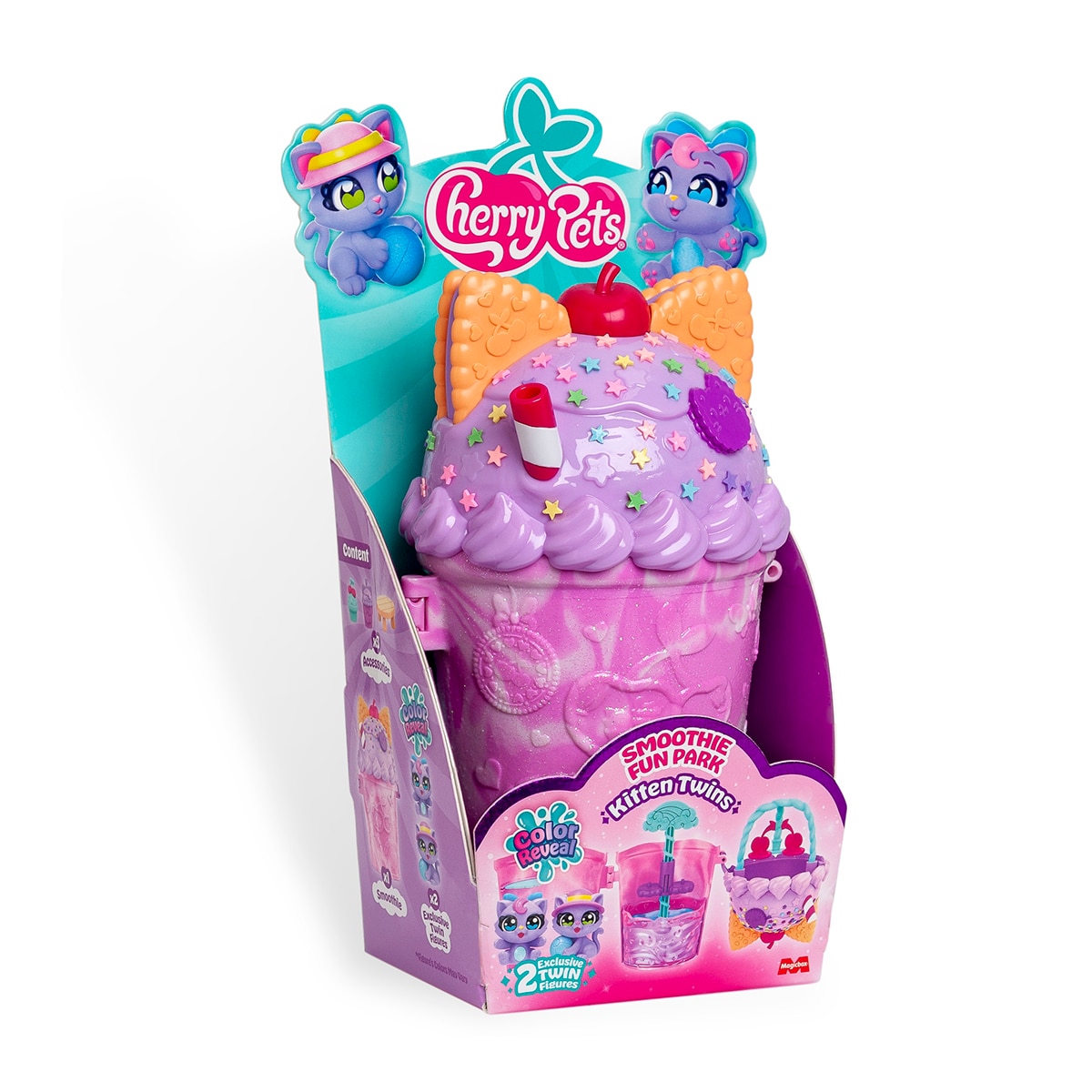 Kitten Twins Smoothie Fun Parks Cherry Pets modelos surtidos 18