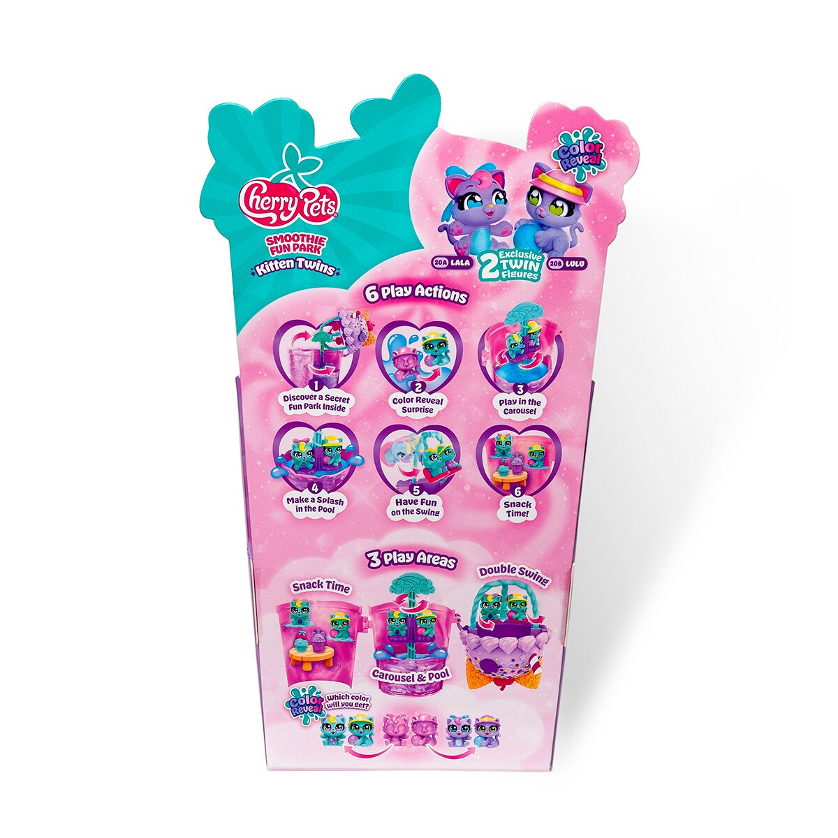 Kitten Twins Smoothie Fun Parks Cherry Pets modelos surtidos 25