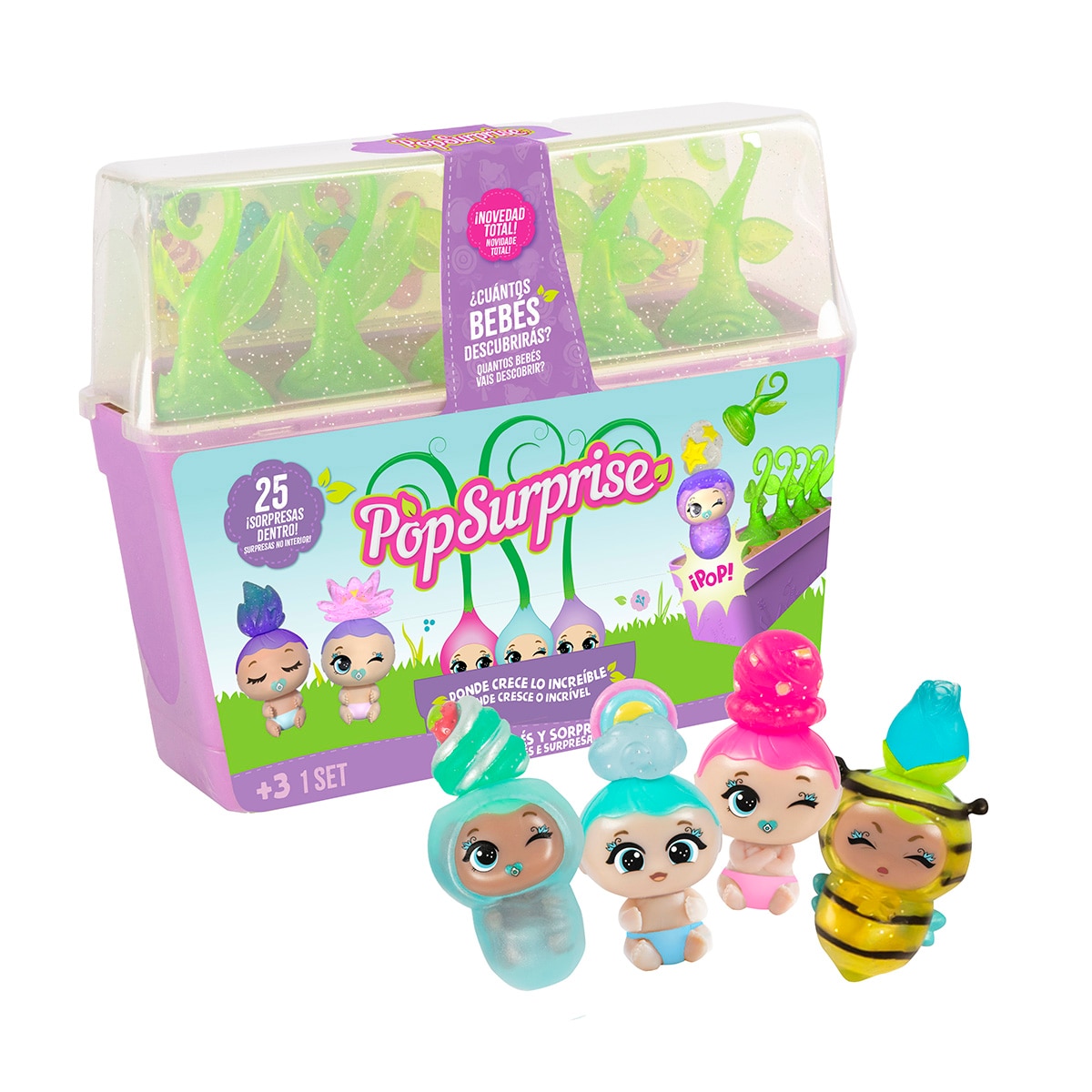 Mini muñecas Pop Surprise mega set bebes y sorpresas modelos surtidos Bizak 5