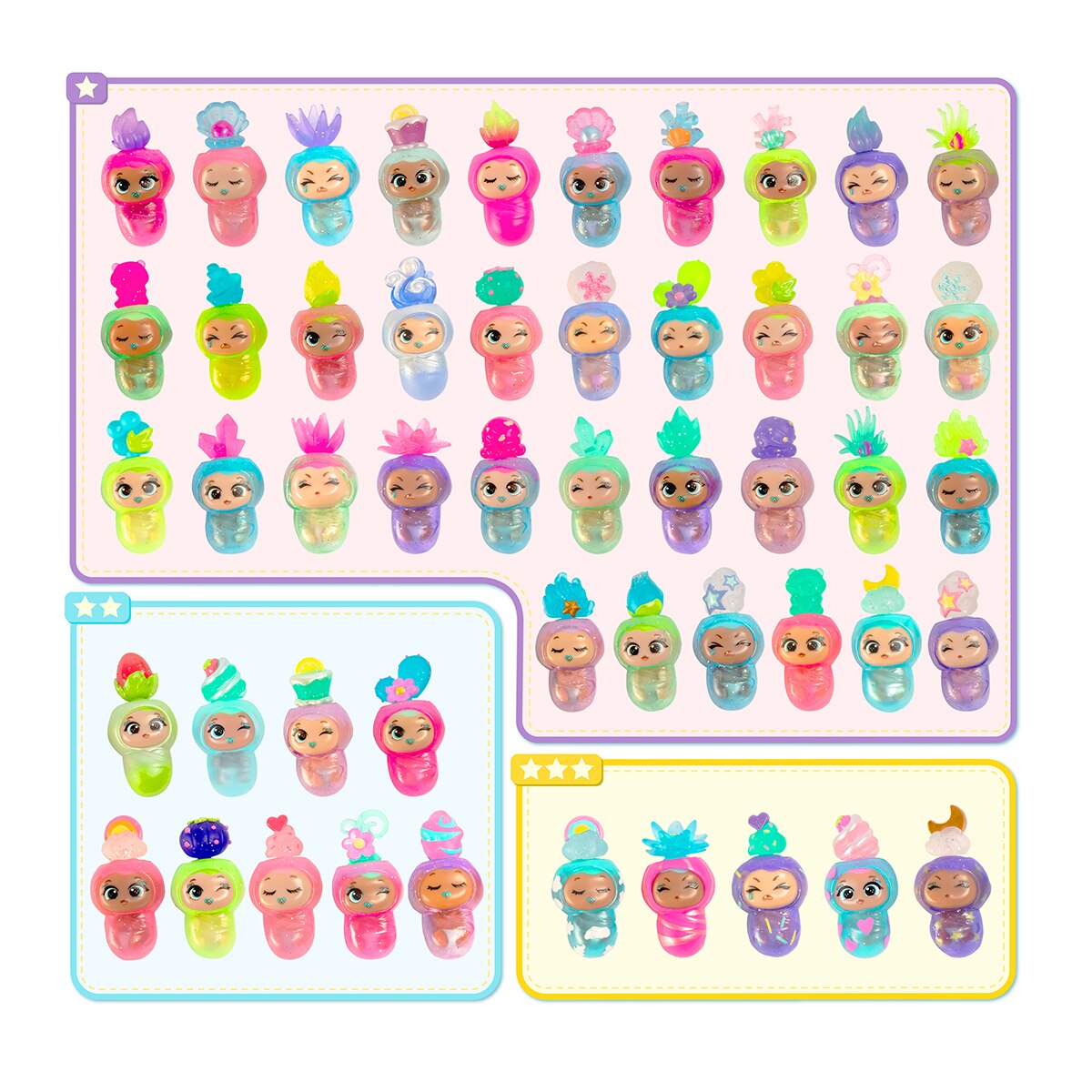 Mini muñecas Pop Surprise mega set bebes y sorpresas modelos surtidos Bizak 9
