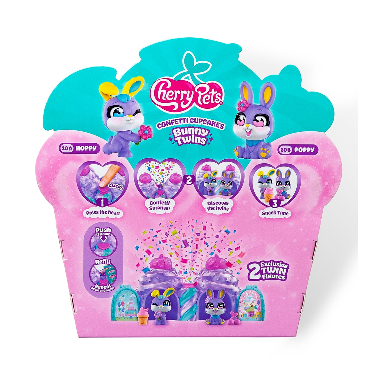 Imagen 9 de Confetti Cupcakes Bunny Twins Cherry Pets