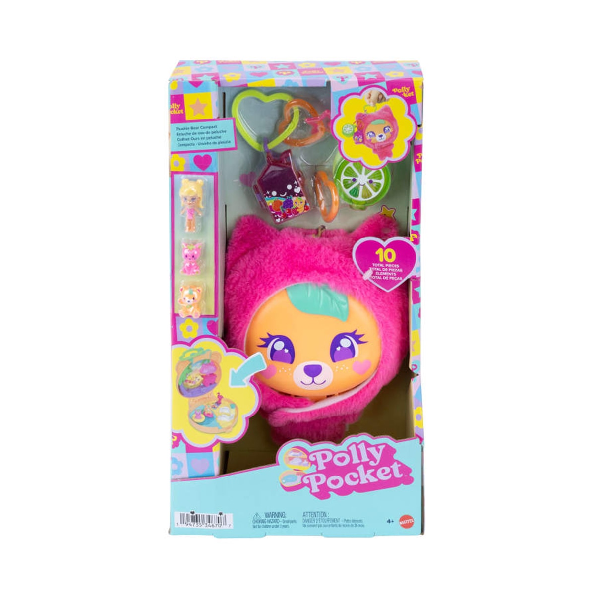 Figuras mini polly pocket estuche osito de peluche Mattel 6