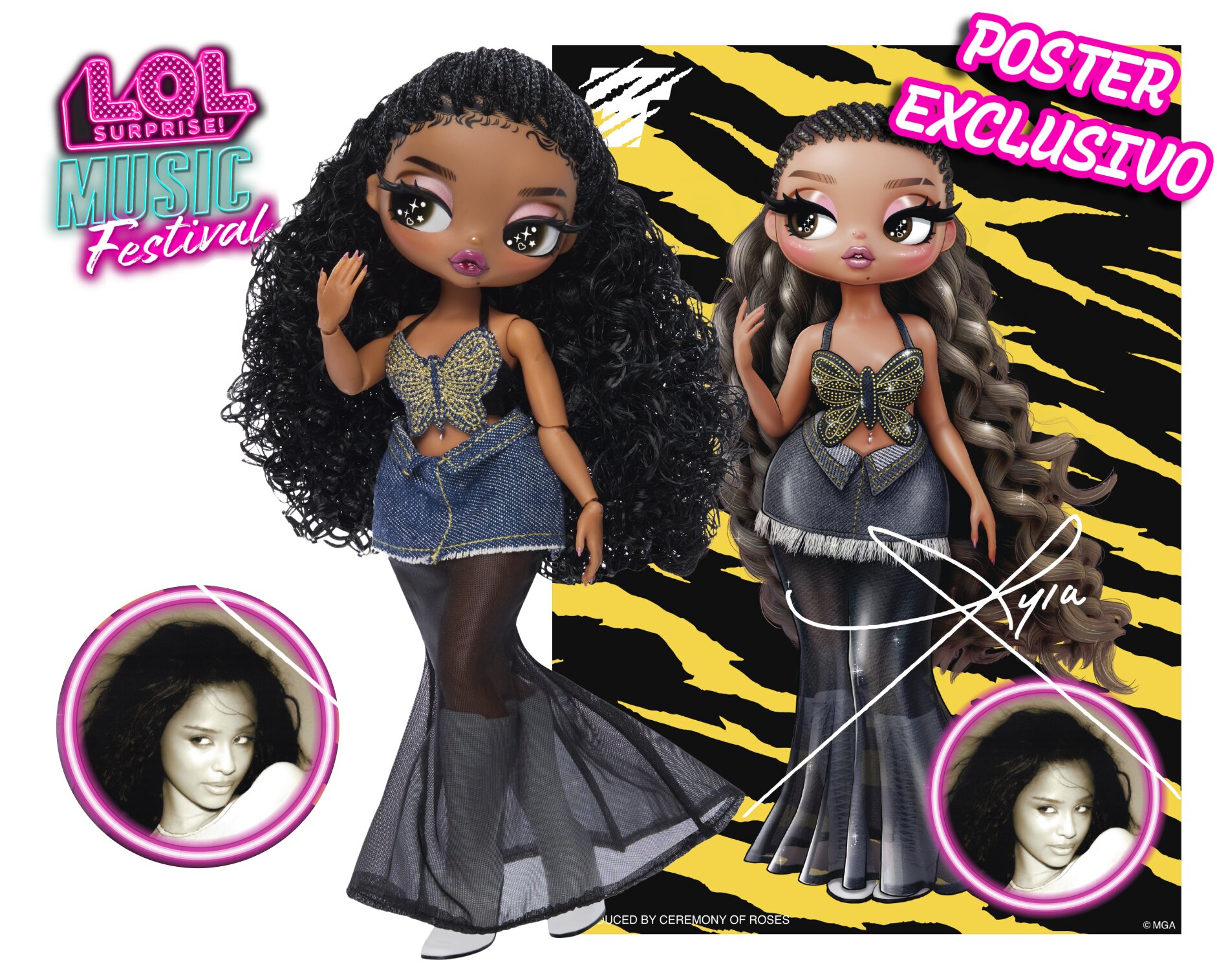 Imagen 1 de Muñeca Pop Tyla Music Festival Lol Omg MGA