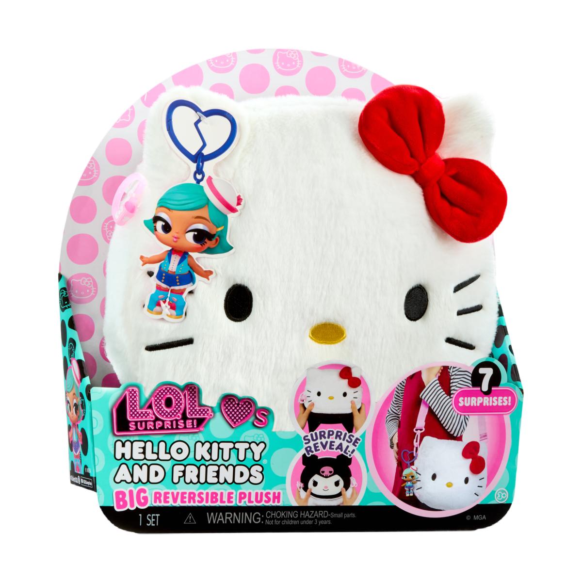 Imagen 4 de Bolso peluche Hello Kitty Lol Surprise reversible con Muñeca Incluida MGA