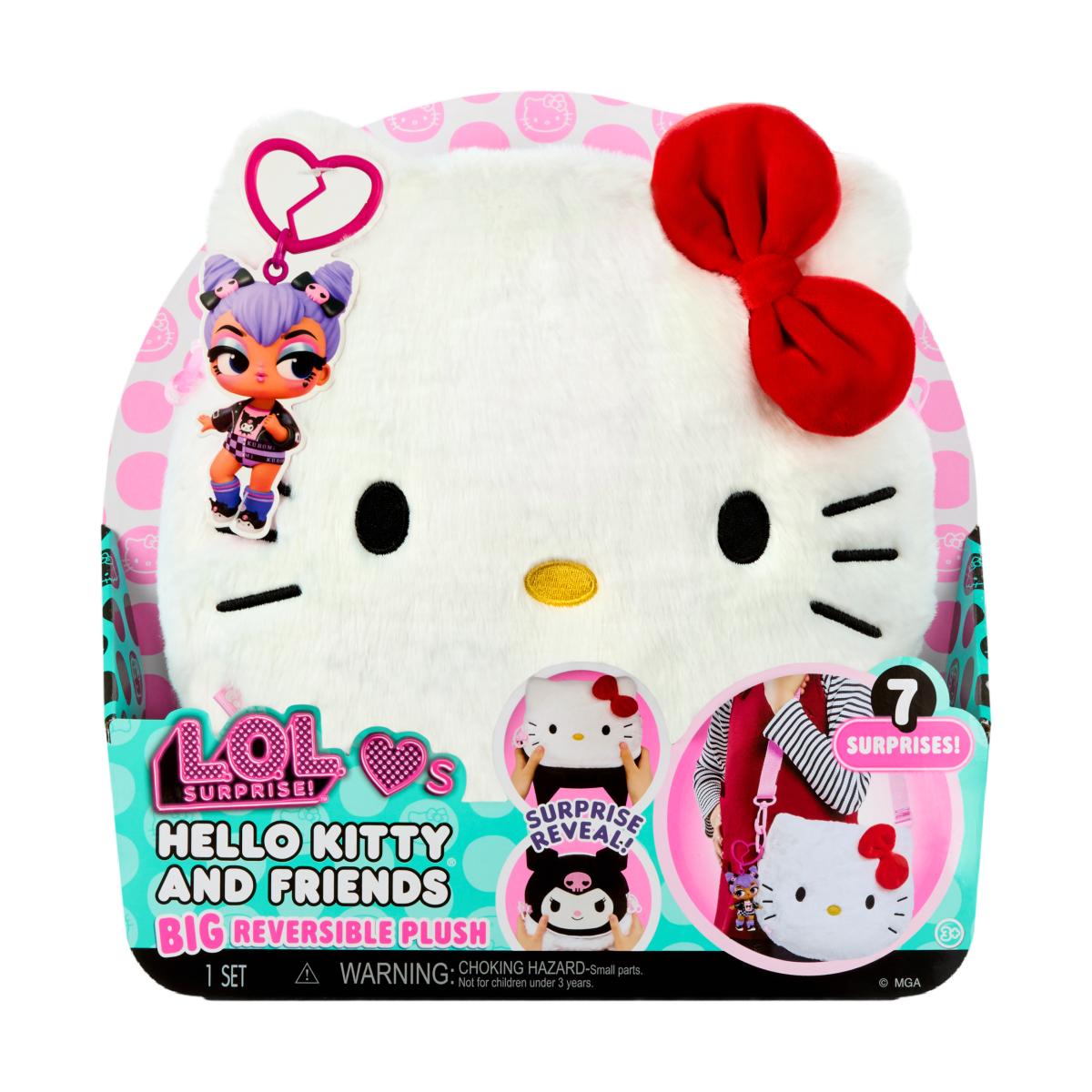 Imagen 6 de Bolso peluche Hello Kitty Lol Surprise reversible con Muñeca Incluida MGA