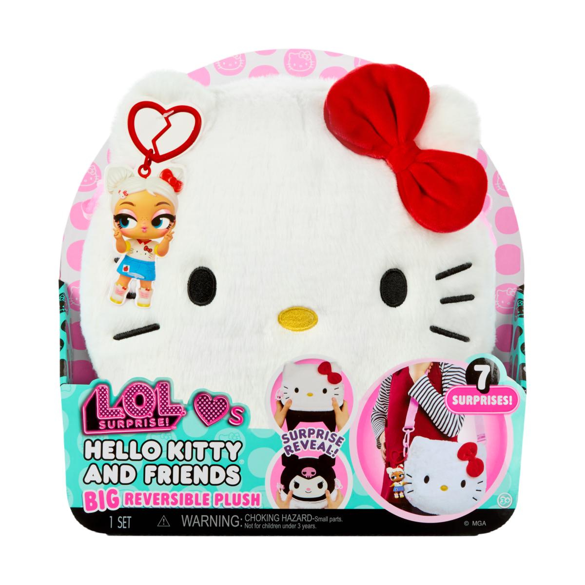 Imagen 8 de Bolso peluche Hello Kitty Lol Surprise reversible con Muñeca Incluida MGA