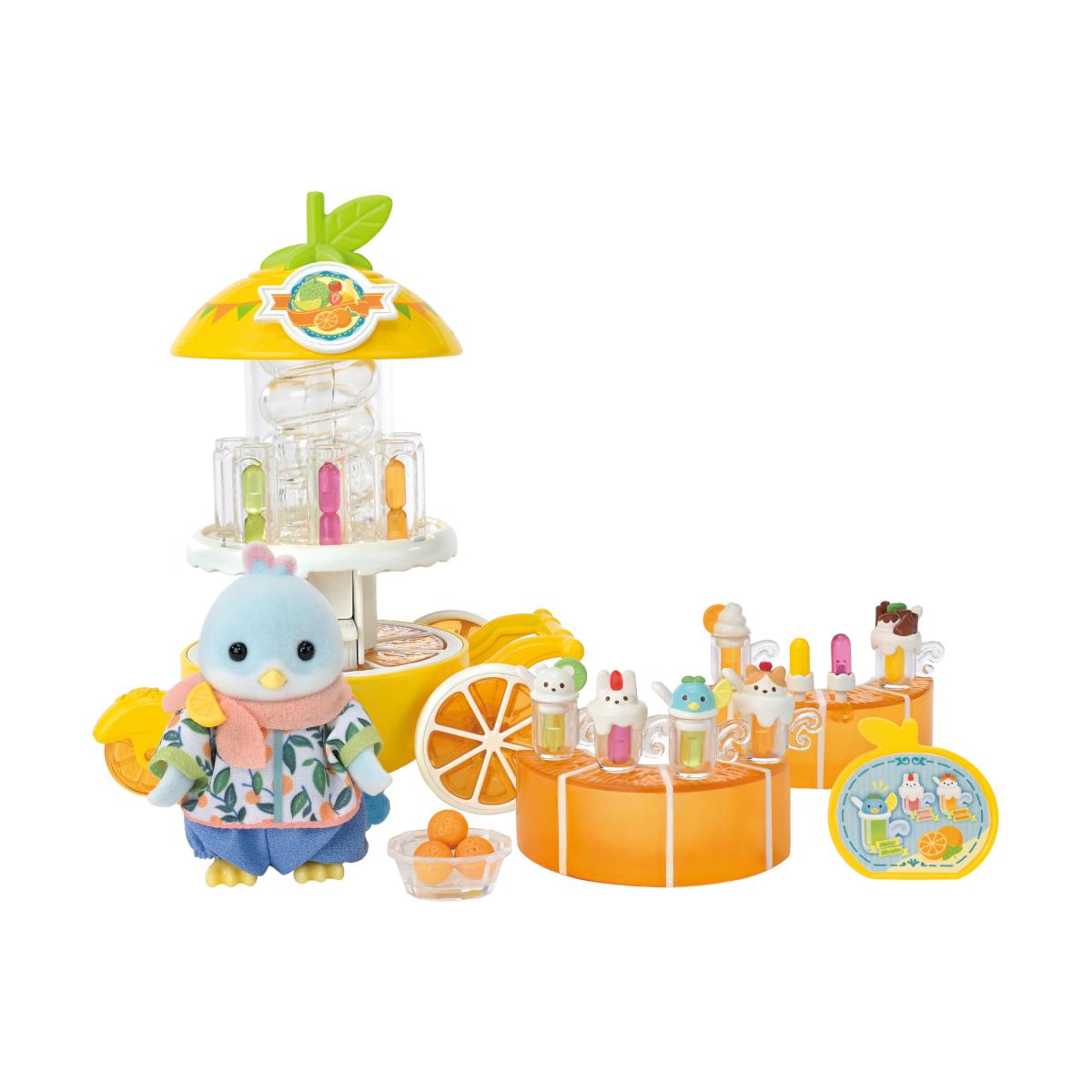 Imagen 0 de Mini muñecas mini mundos El puesto de zumos de los Cítrico Sylvanian Families Epoch