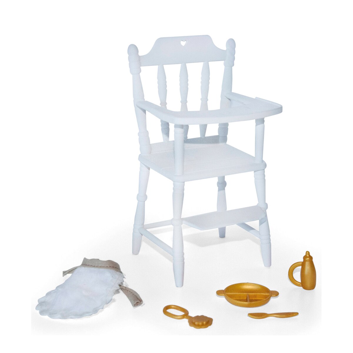 Set de cuna, sillita trona y accesorios Barriguitas Famosa 4